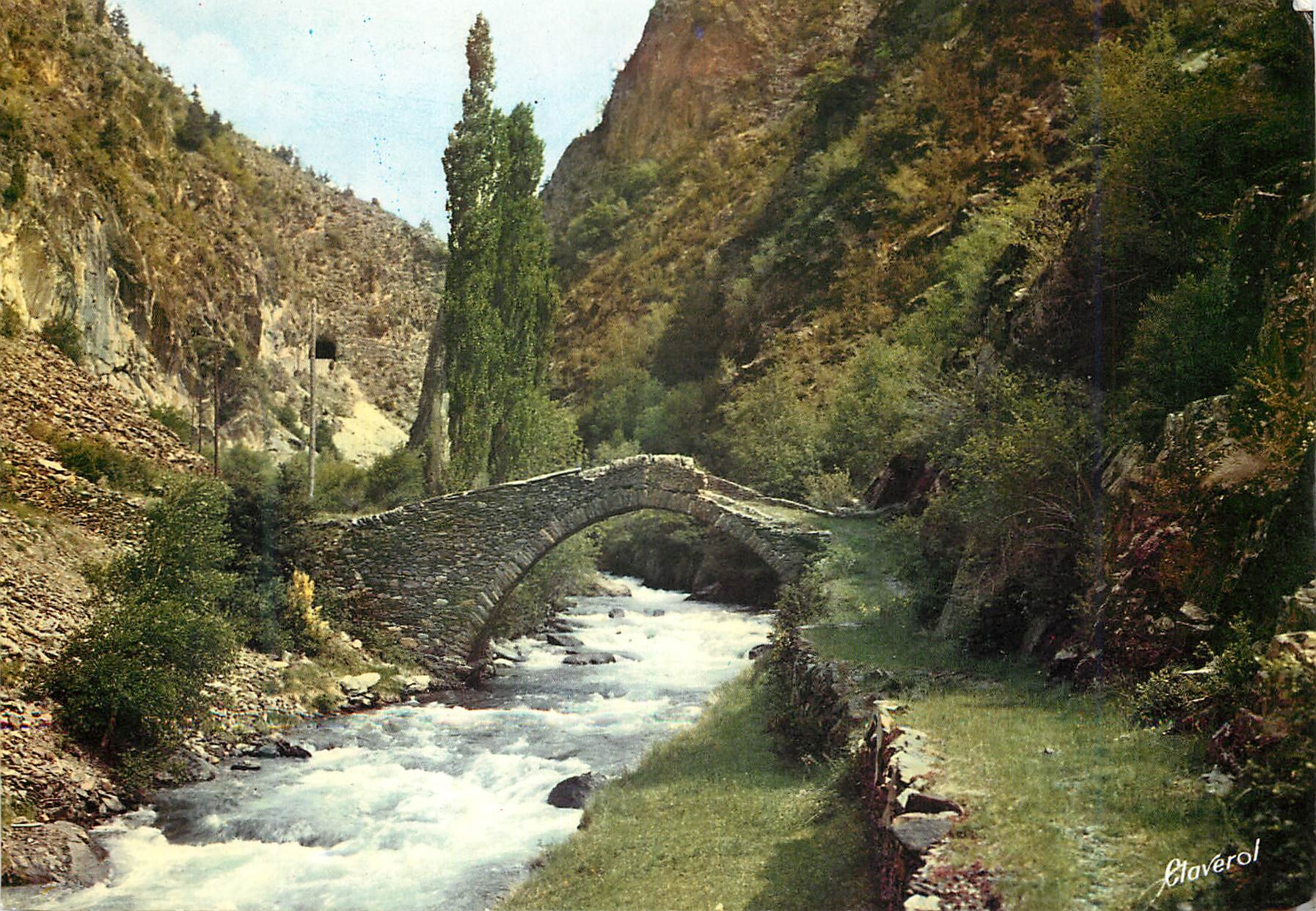 CPM Valls d Andorra La Massana Pont romain de Saint Antoine