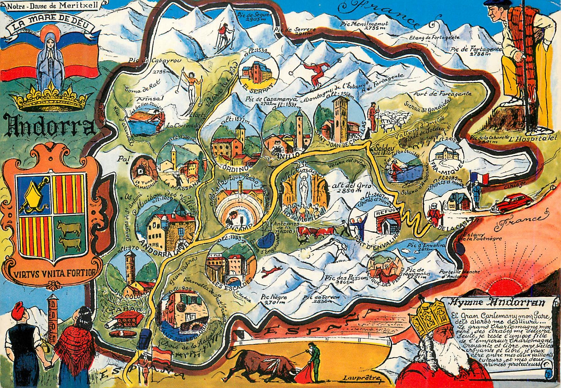 CPM Plan touristique de l Andorre 