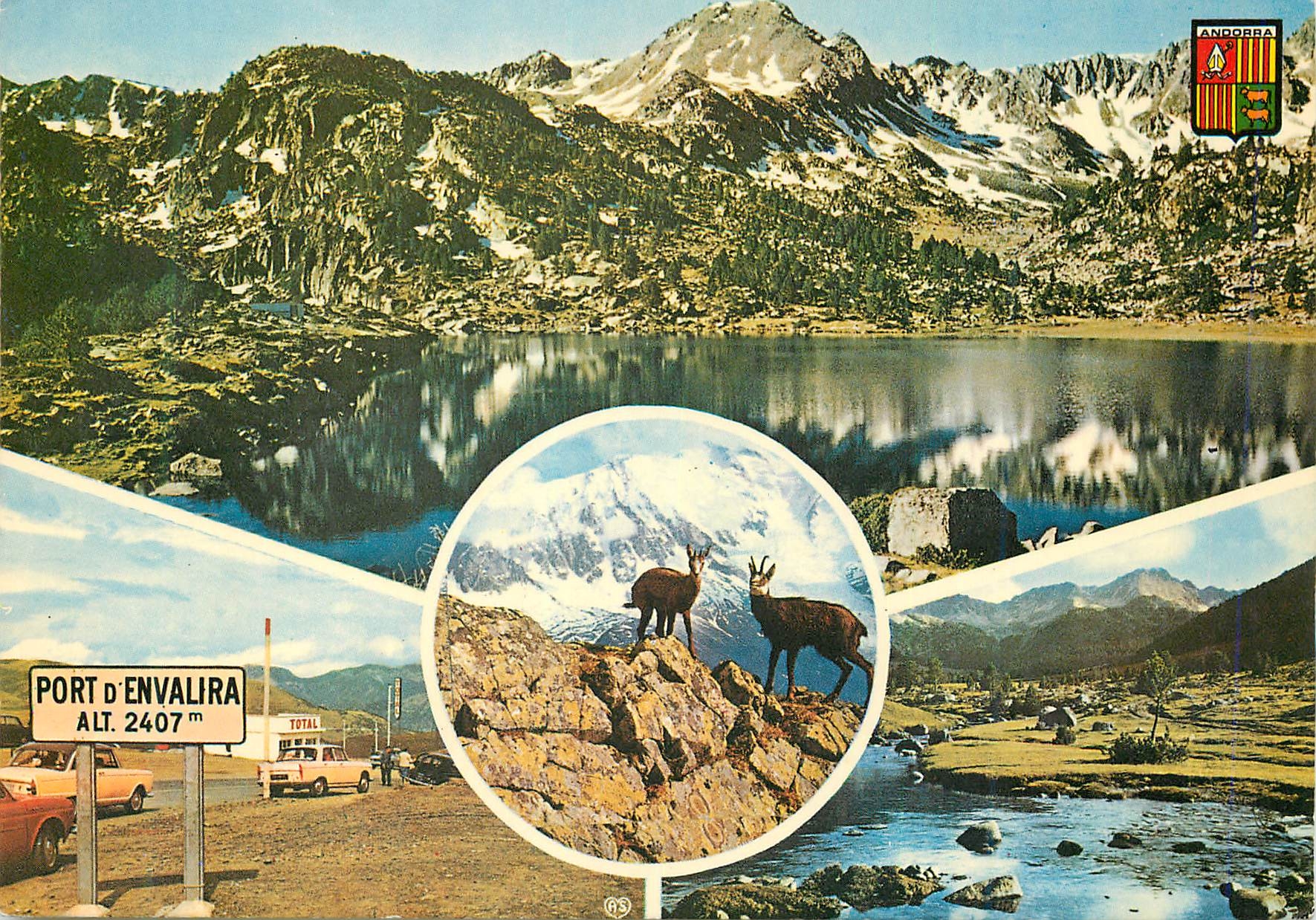 CPM Valls d Andorra Cirque des pessons Sommet du Port d Envalira