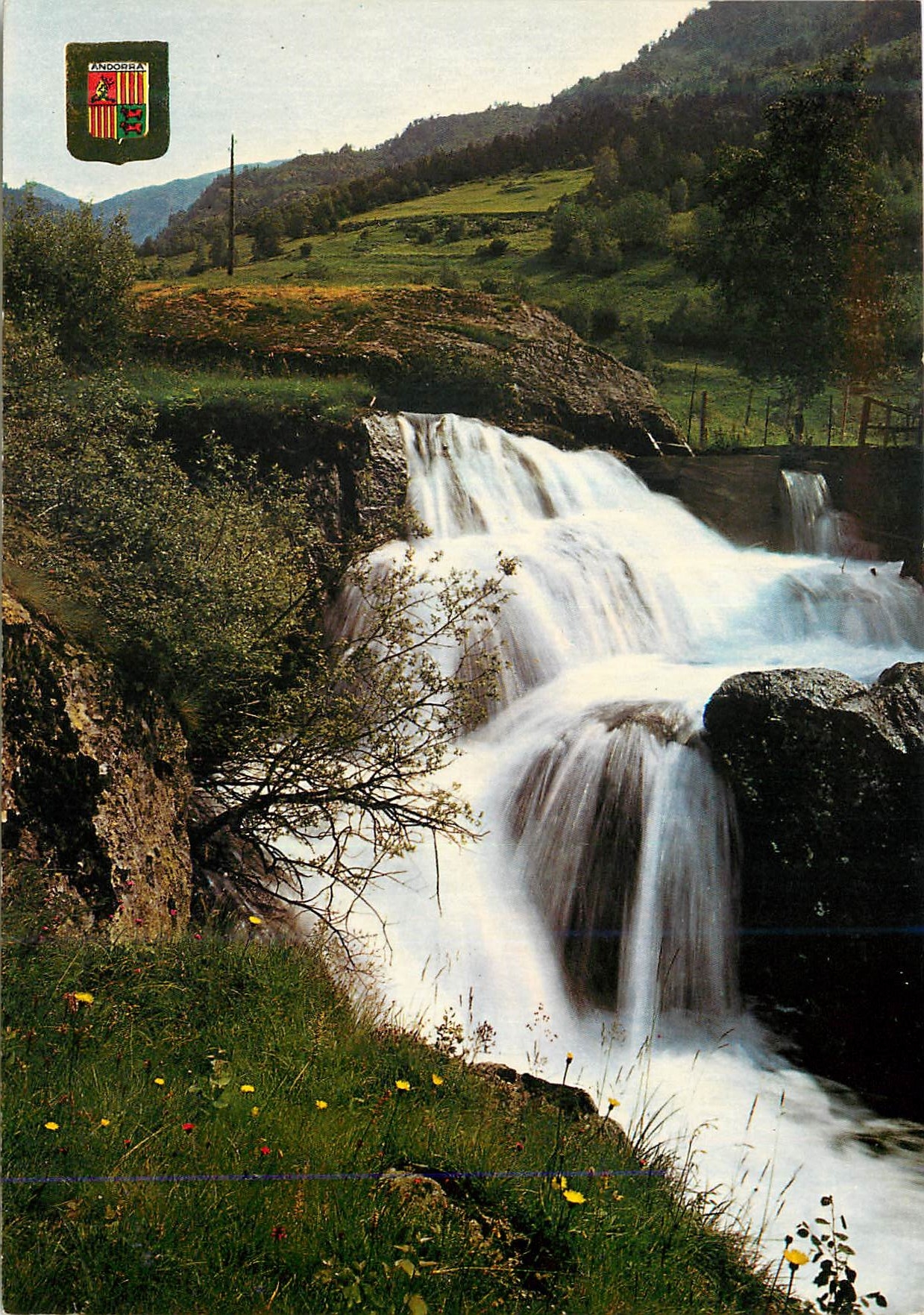 CPM Valls d Andorra El Serrat Cascade 