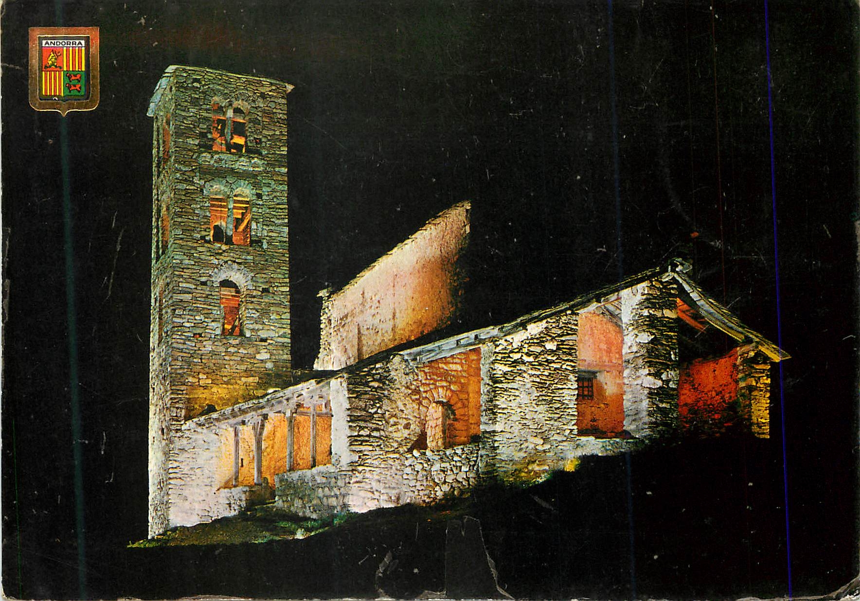 CPM Valls d Andorra Eglise romane de St Jean de Caselles 