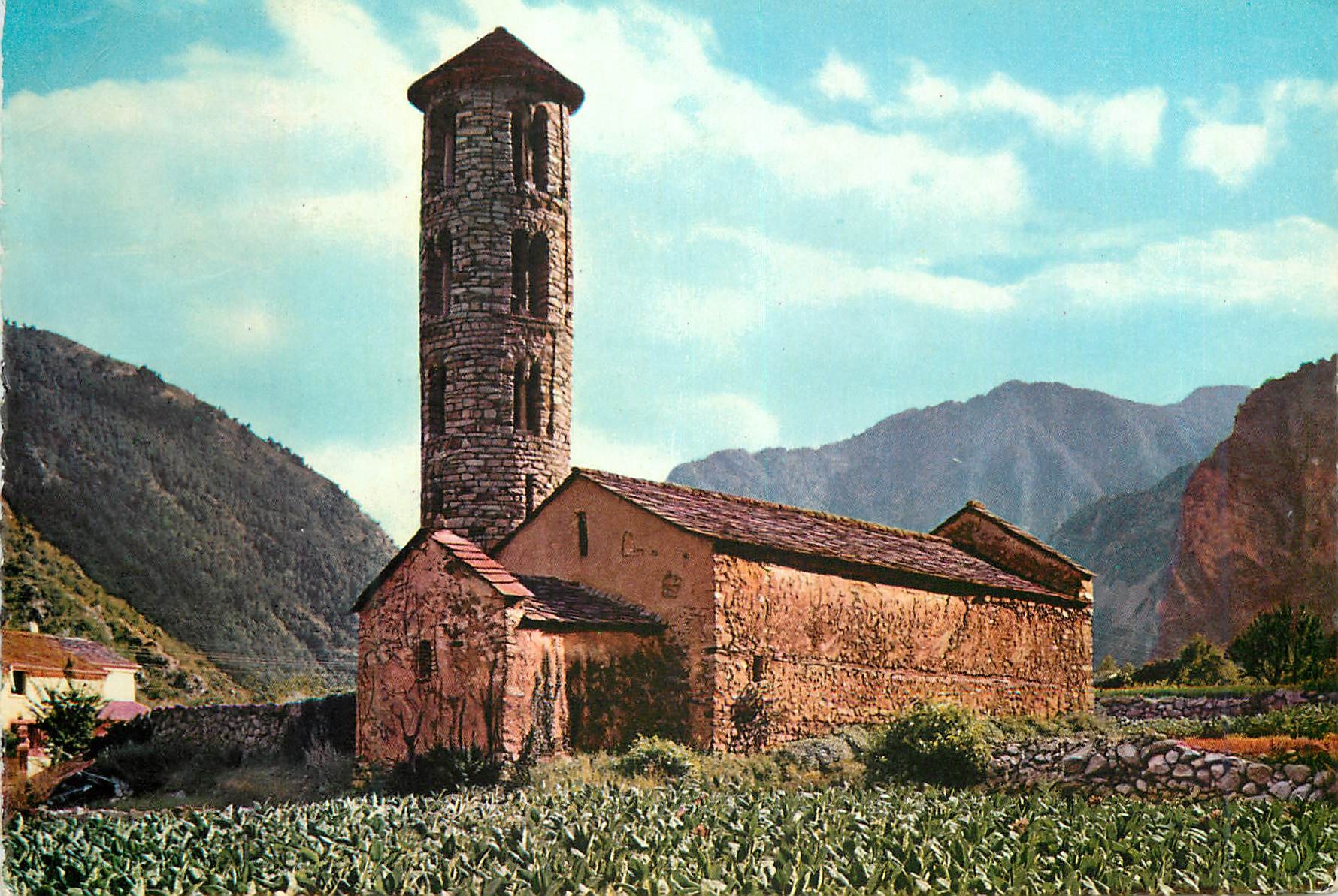 CPM Principat d Andorra Eglise Romane 
