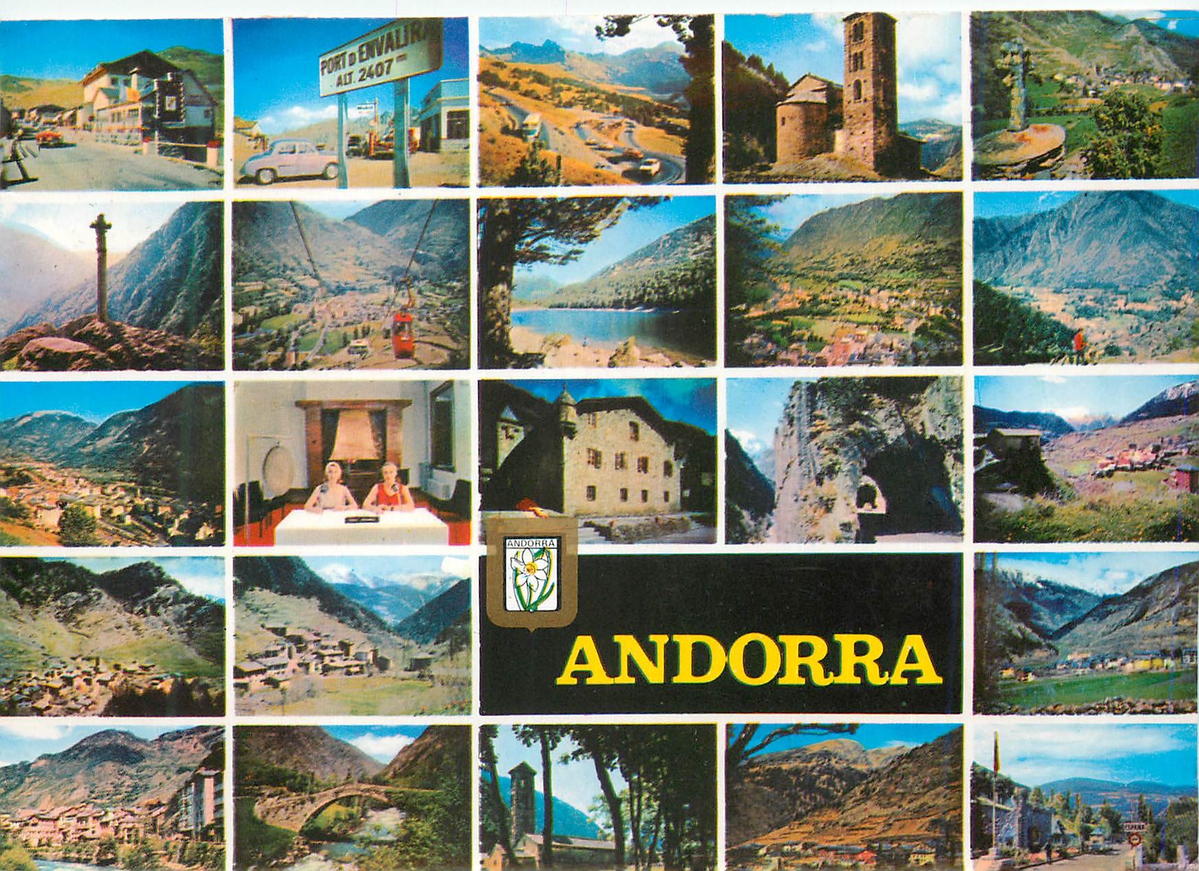 CPM Valls d Andorra Bonics paisatges andorrans 