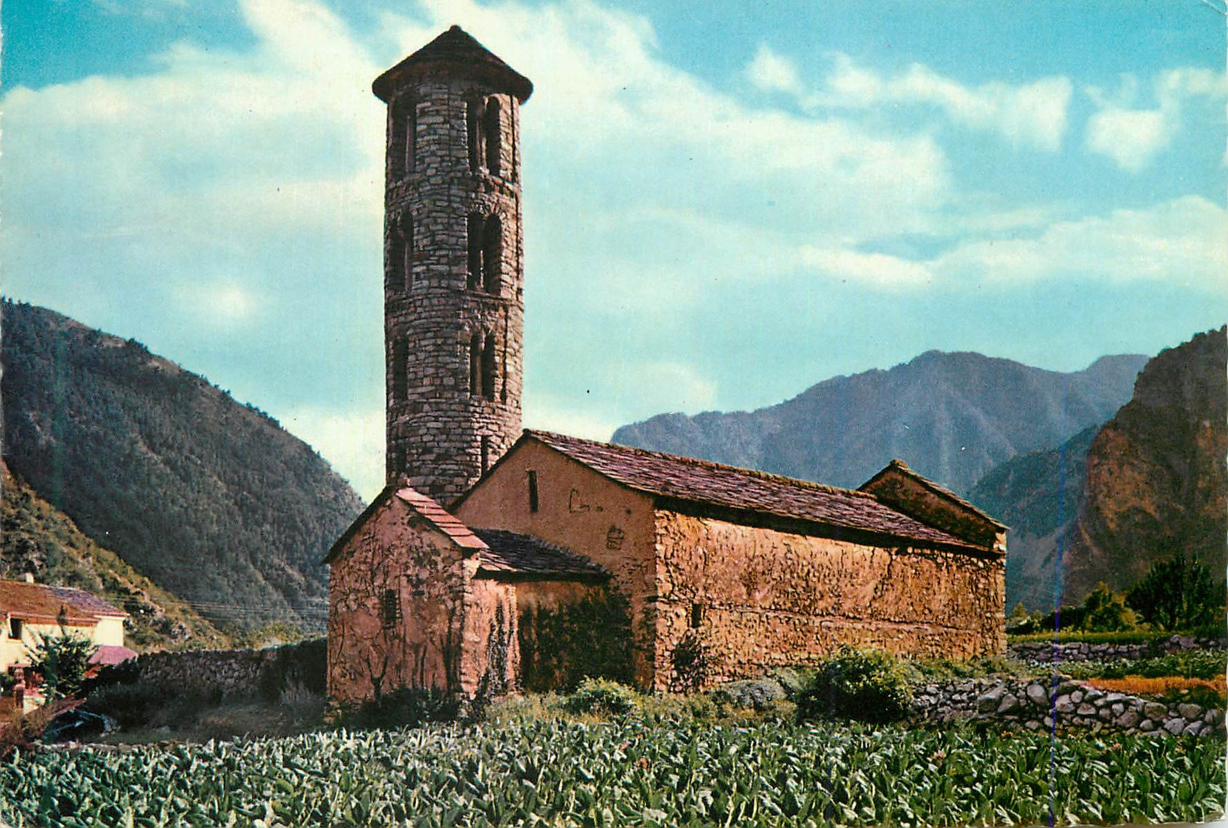 CPM Principat d Andorra Eglise Romane 