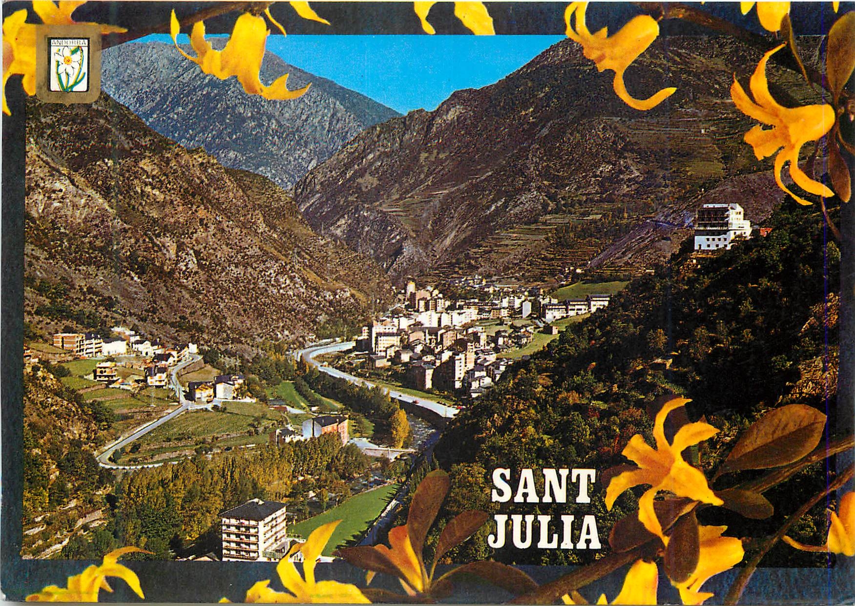 CPM Valls d Andorra Sant Julia de Loria Vue generale