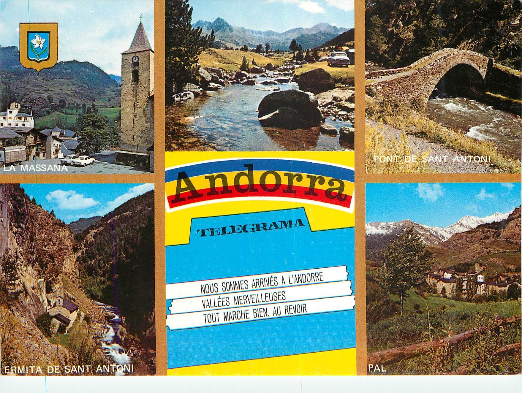 CPM Andorra Telegrama 