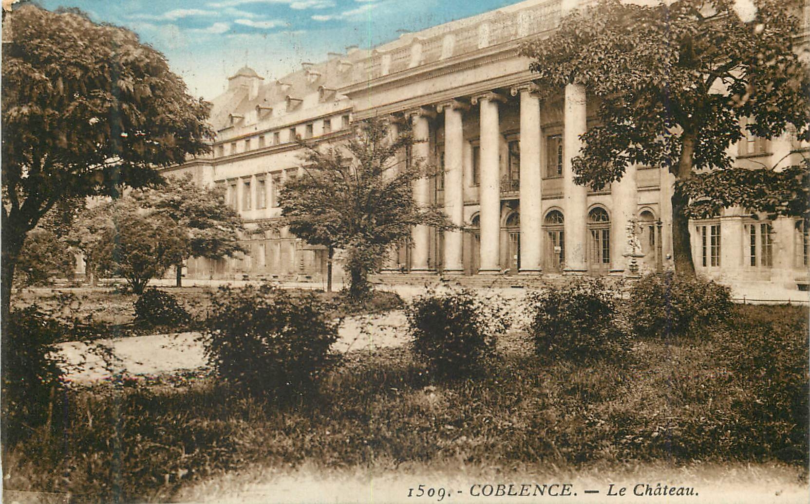 CPA Coblence Le Chateau 