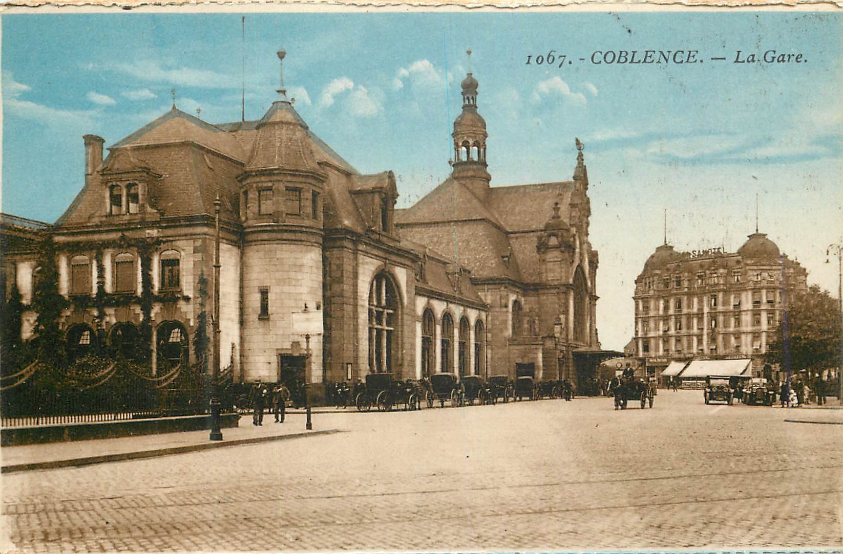 CPA Coblence La Gare 