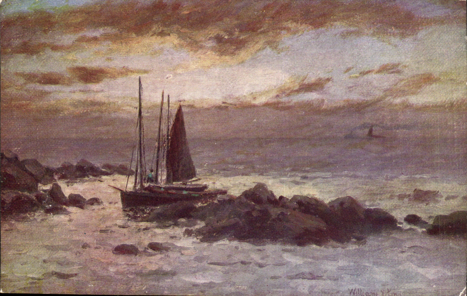 Fantasy CPA Boat ship boat