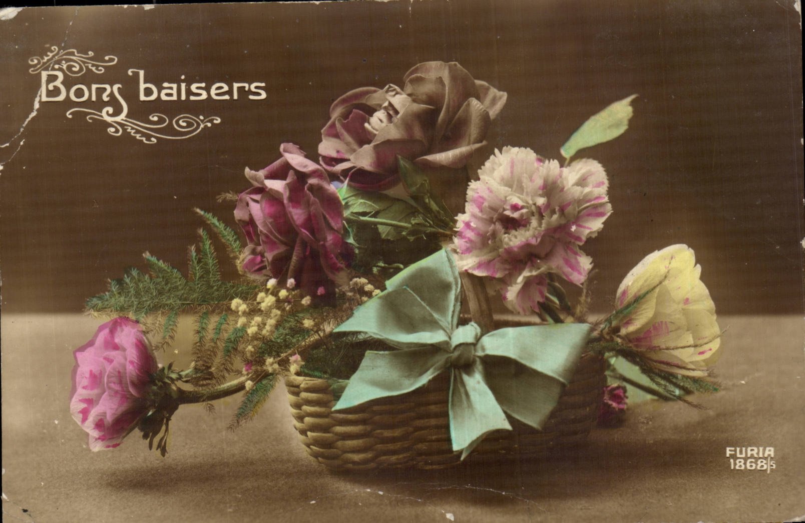 Gute Kusse der Phantasie CPA