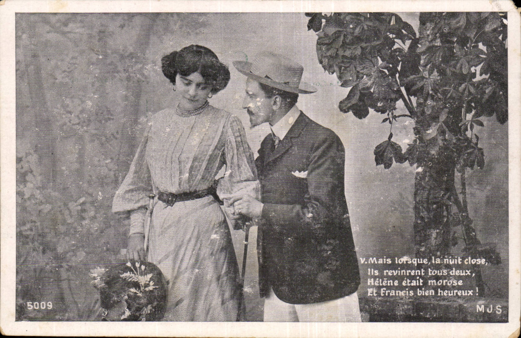 CPA Voeux Helene war verdriesslich