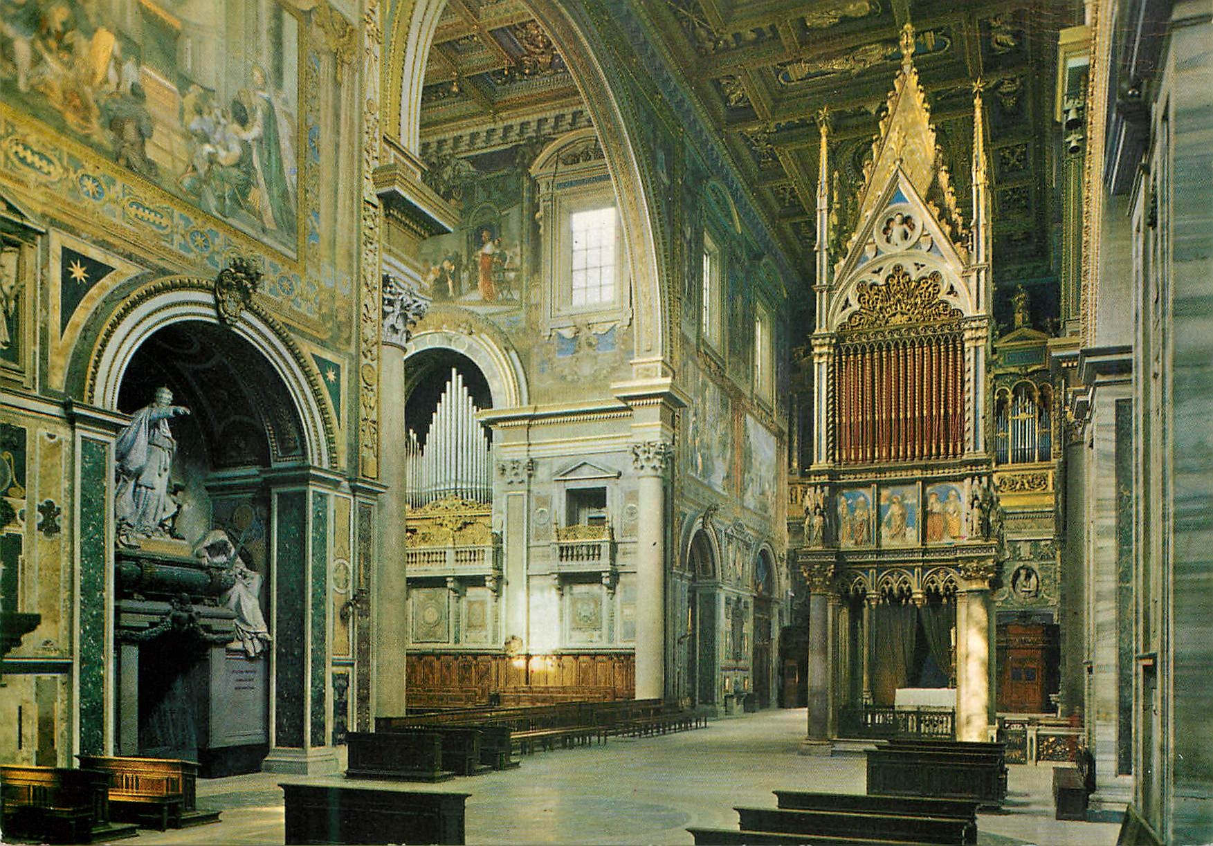 CPM Roma basilique de st jean de latran interieur