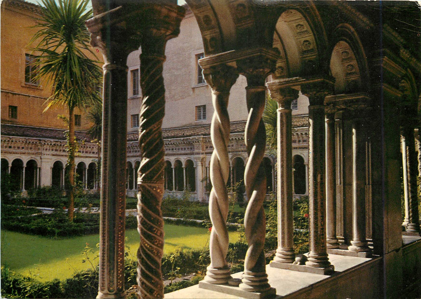 CPM Roma basilique de st paul cloitre des cosmati