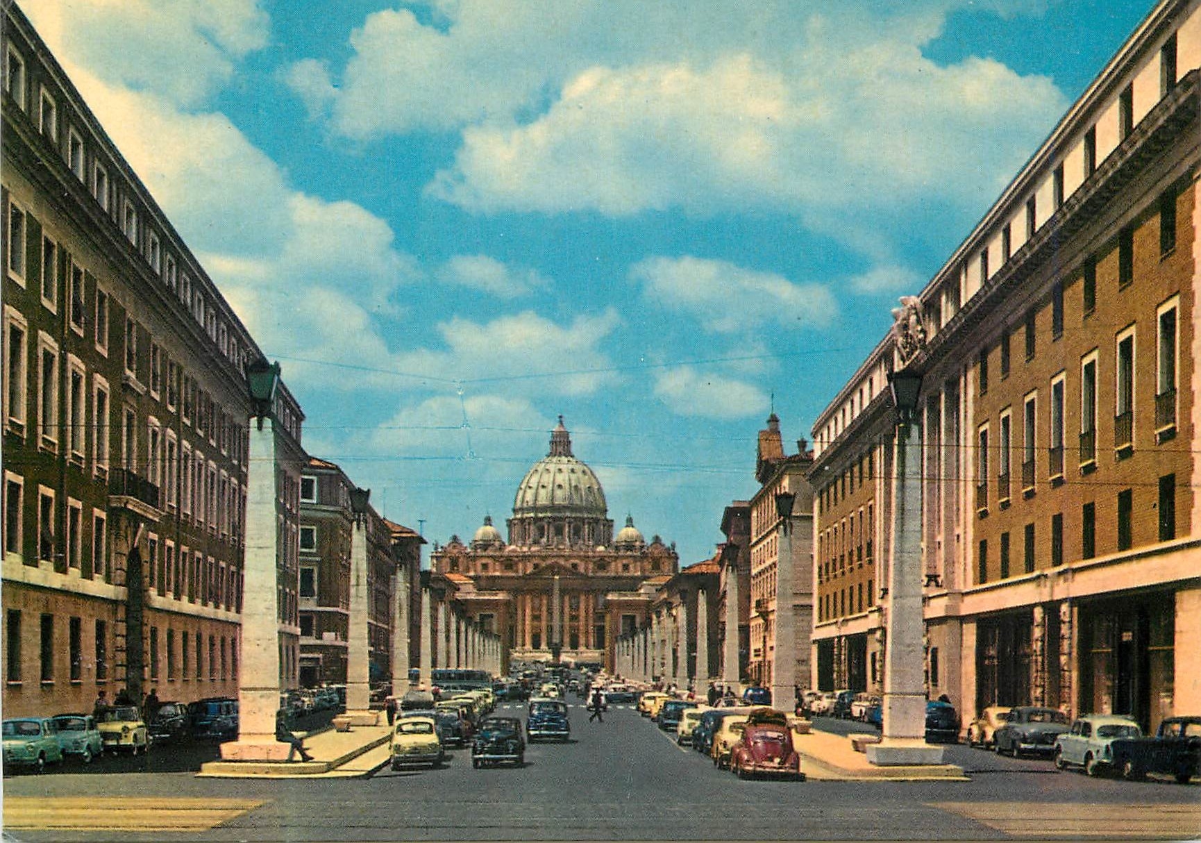 CPM Roma rue de la conciliation et sts pierre