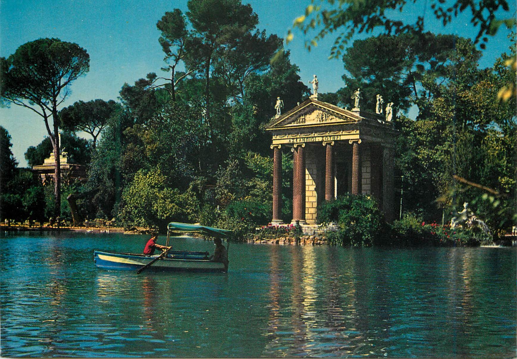 CPM Roma villa borghese le petit lac