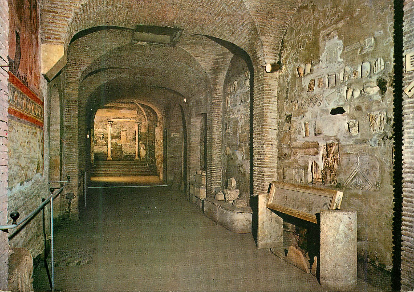 CPM Roma lower basilica of st clement narthex