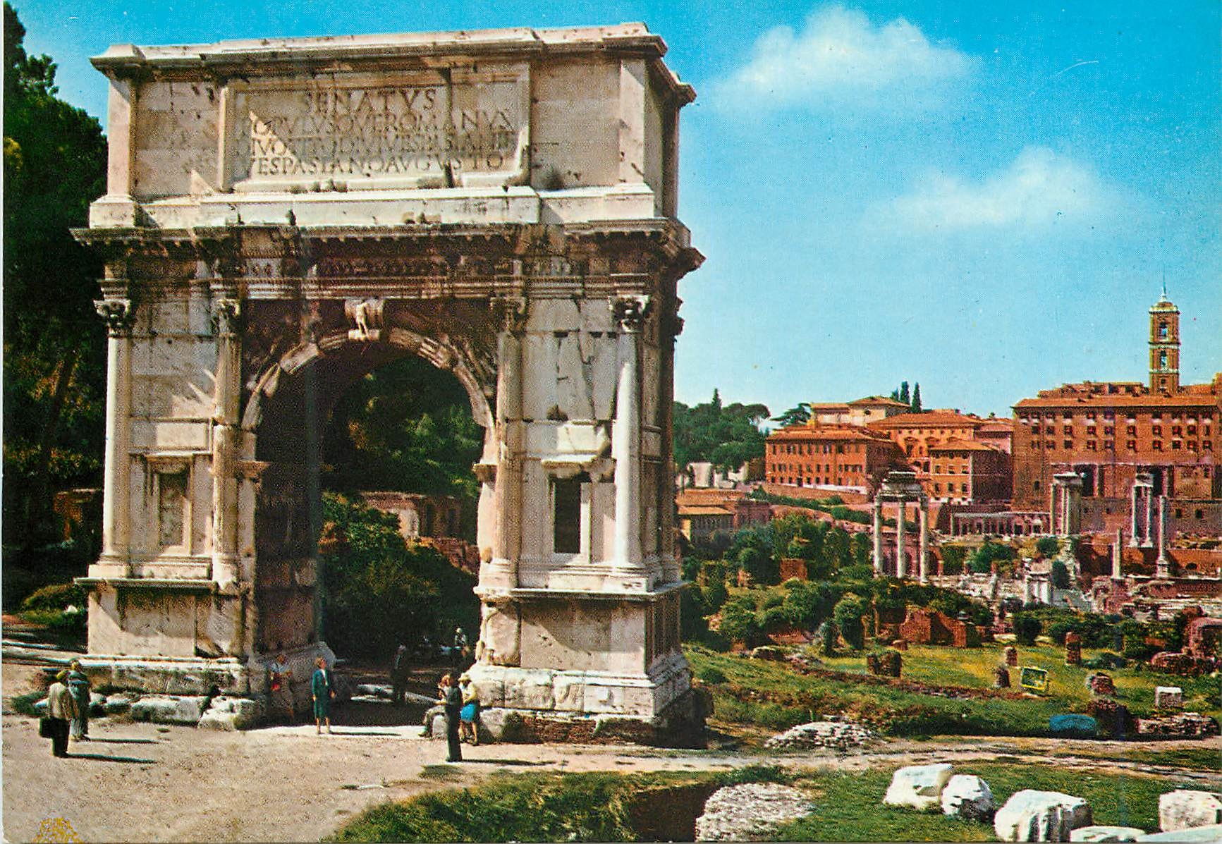 CPM Roma arc de titus
