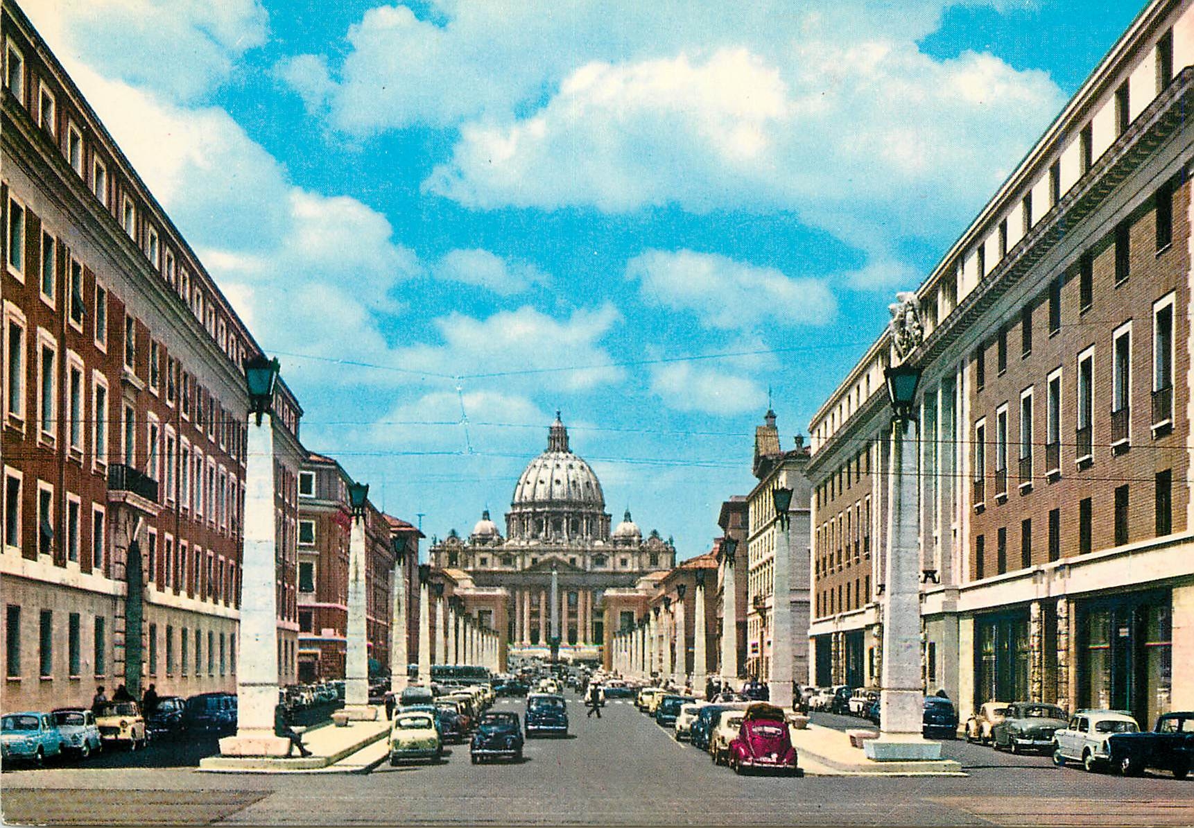 CPM Roma rue de la consilliation et st pierre