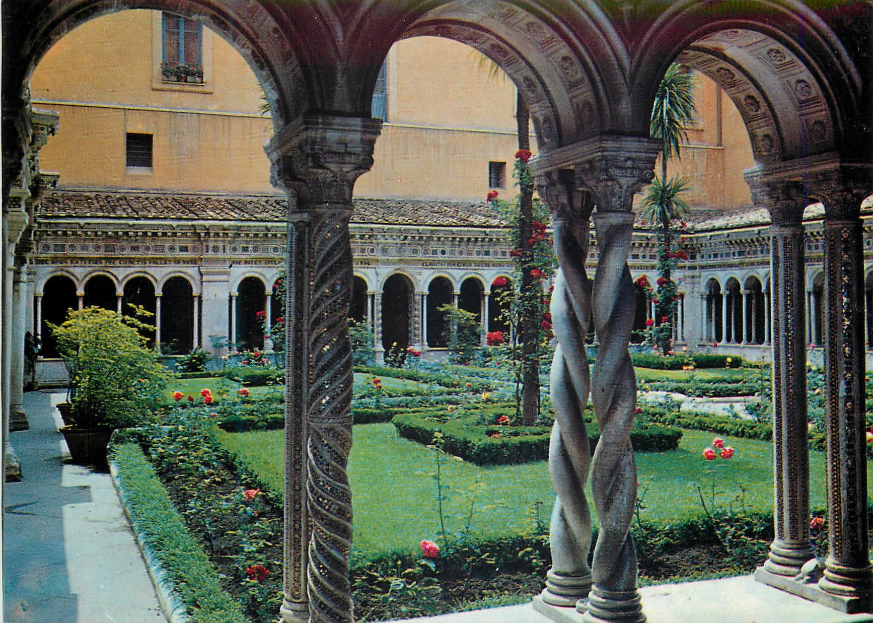 CPM Roma basilique e st paul cloitre des cosmati