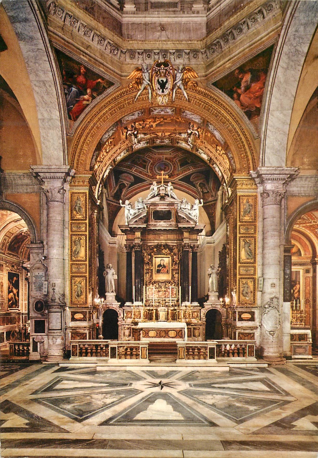 CPM Roma chiesa di s maria del popolo maire autel