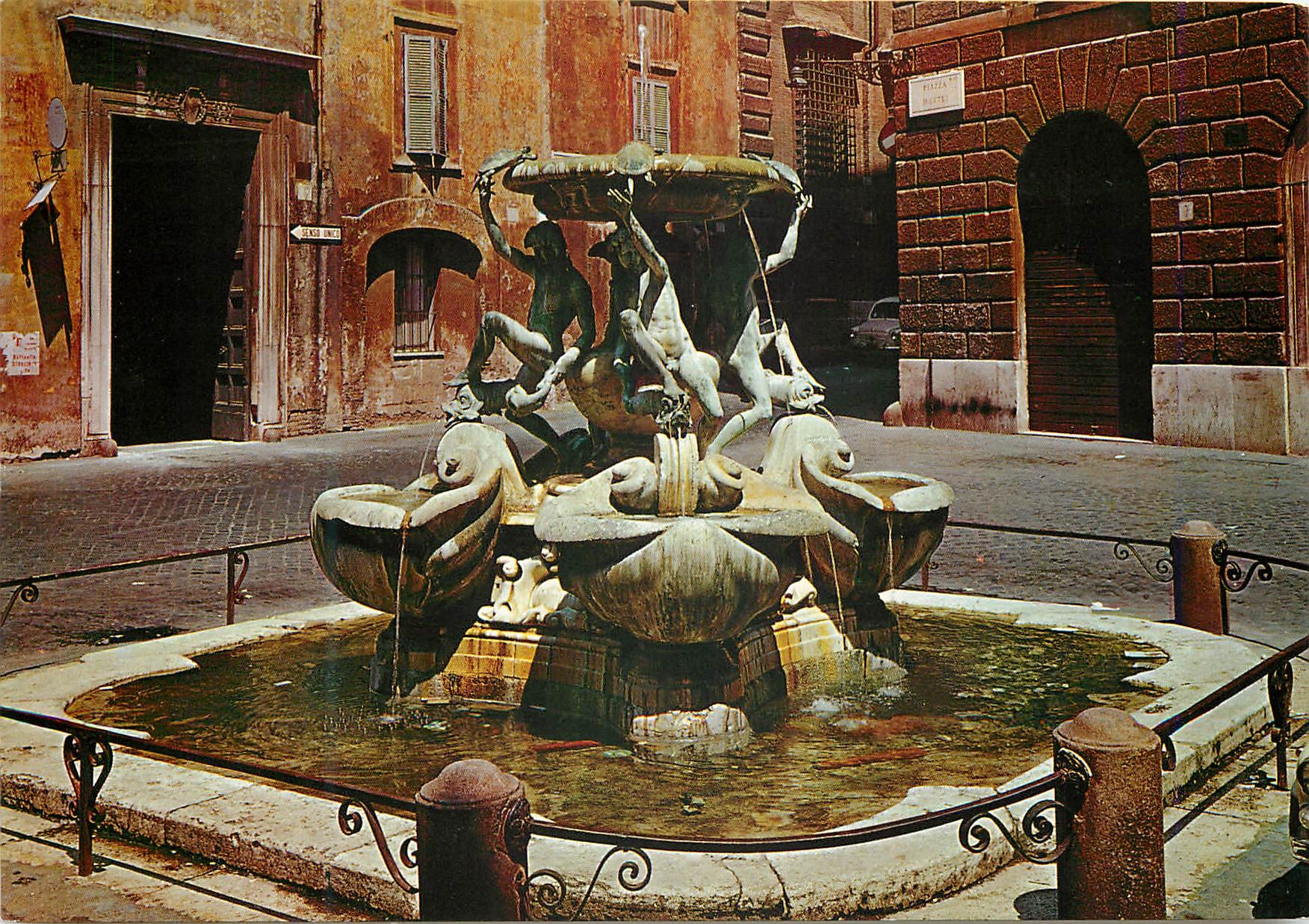 CPM Roma la fontaine des tortues