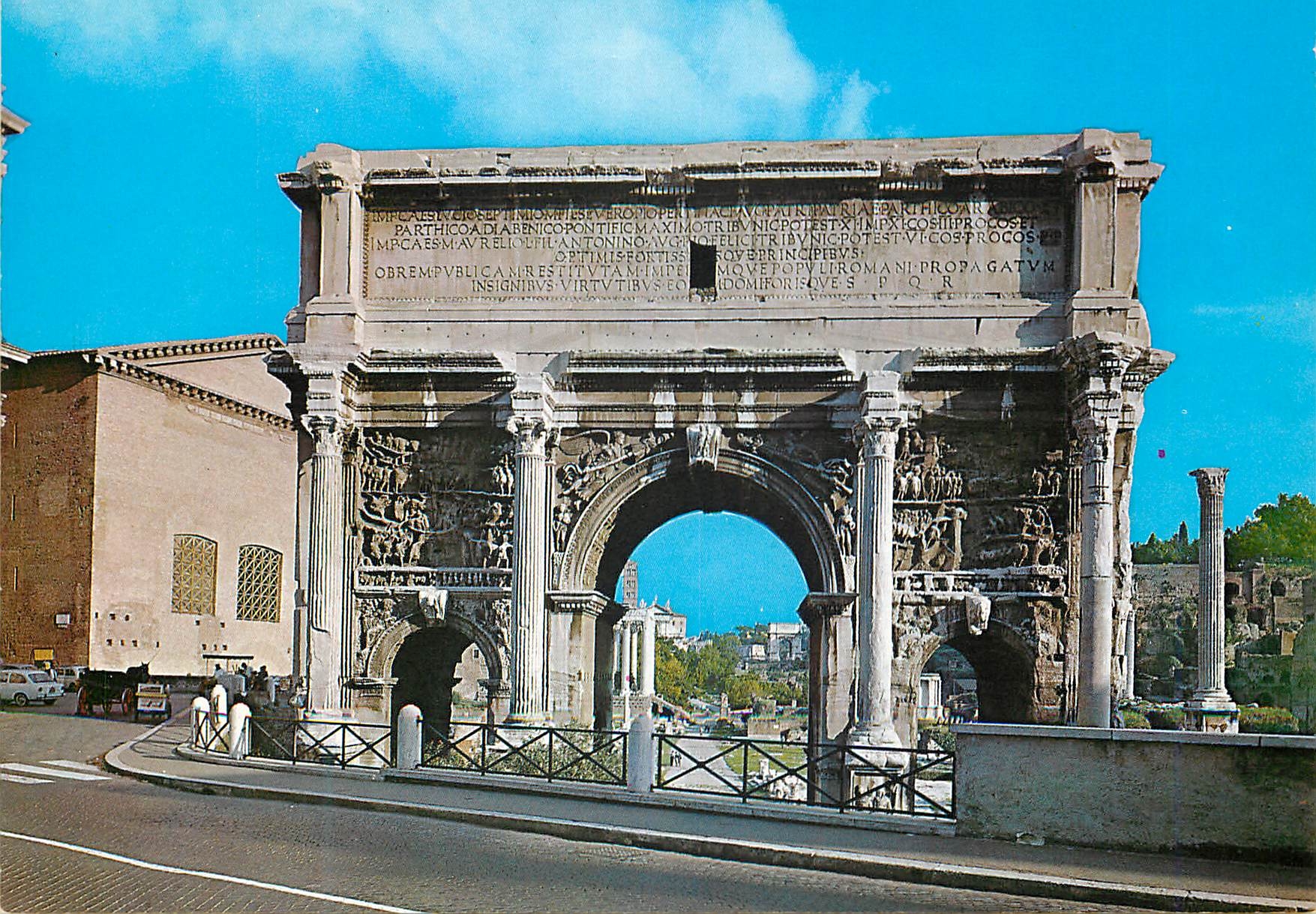 CPM Roma l'arc de settimio severo
