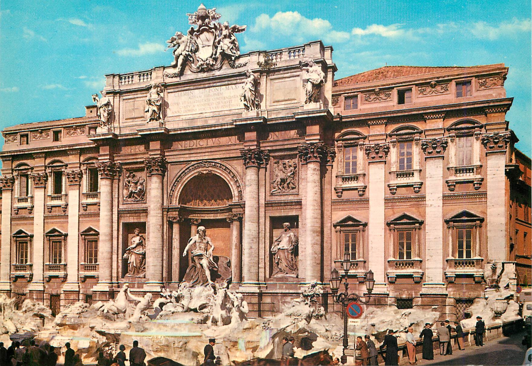 CPM Roma fontaine de trevi