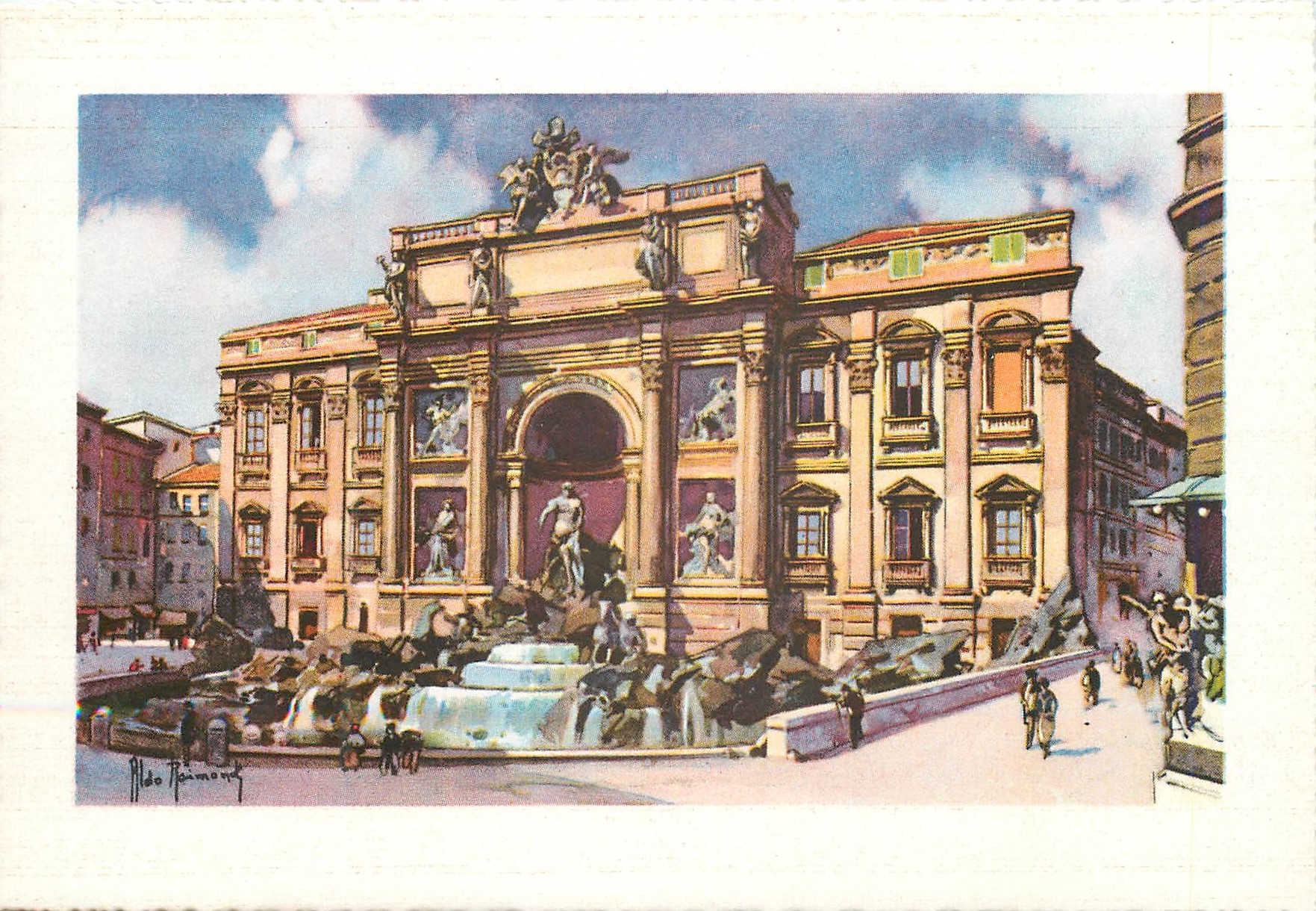 CPM Roma fontaine de trevi