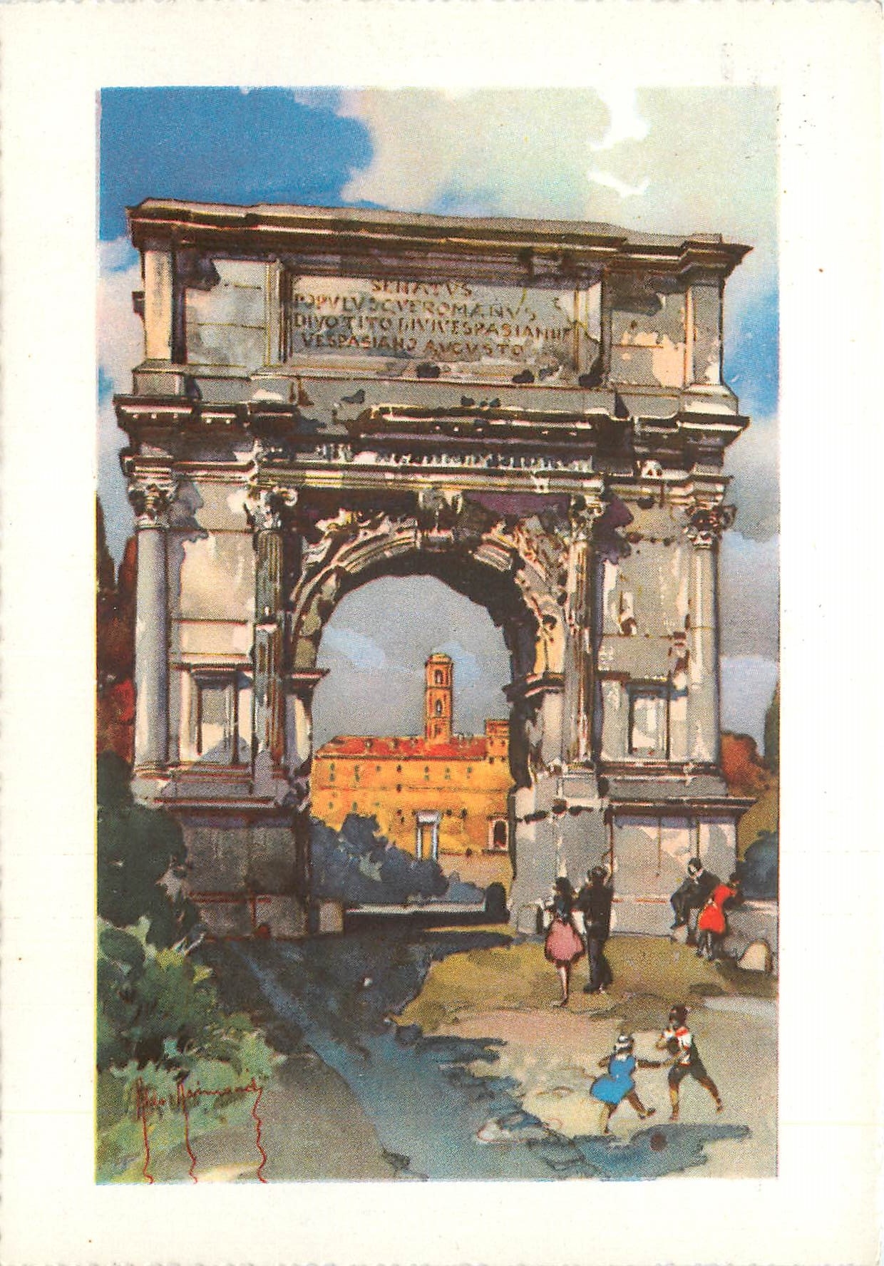 CPM Roma arc de titus