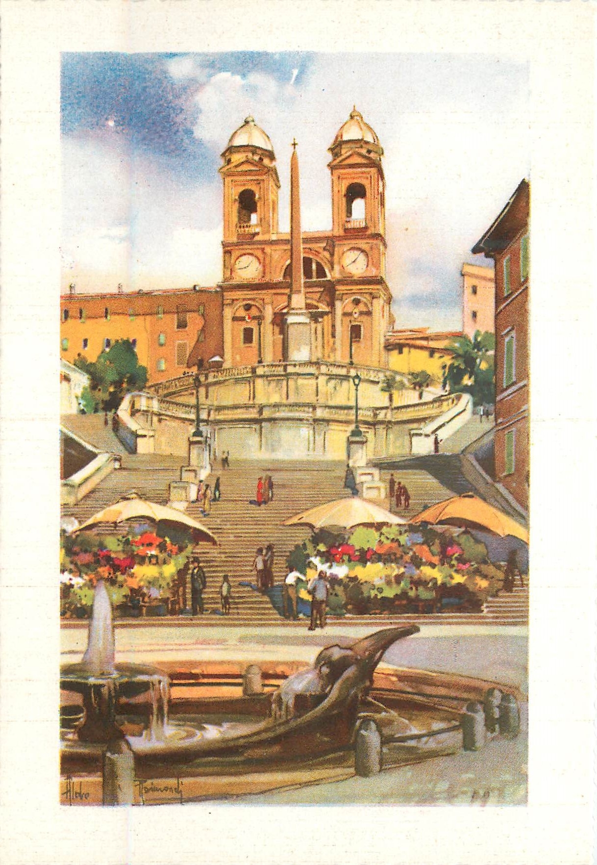 CPM Roma eglise de la trinita dei monti