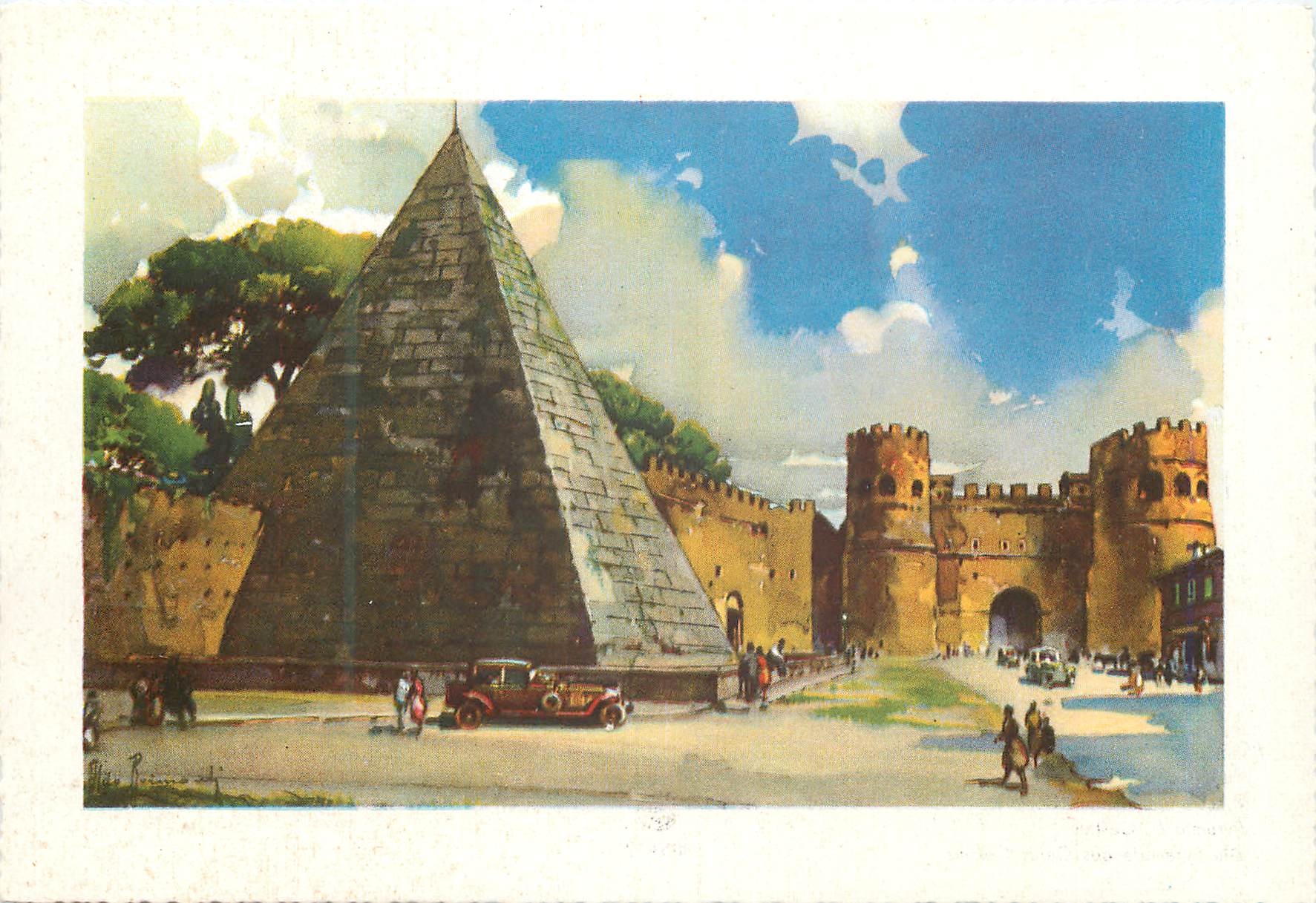 CPM Roma pyramide de caius cestius