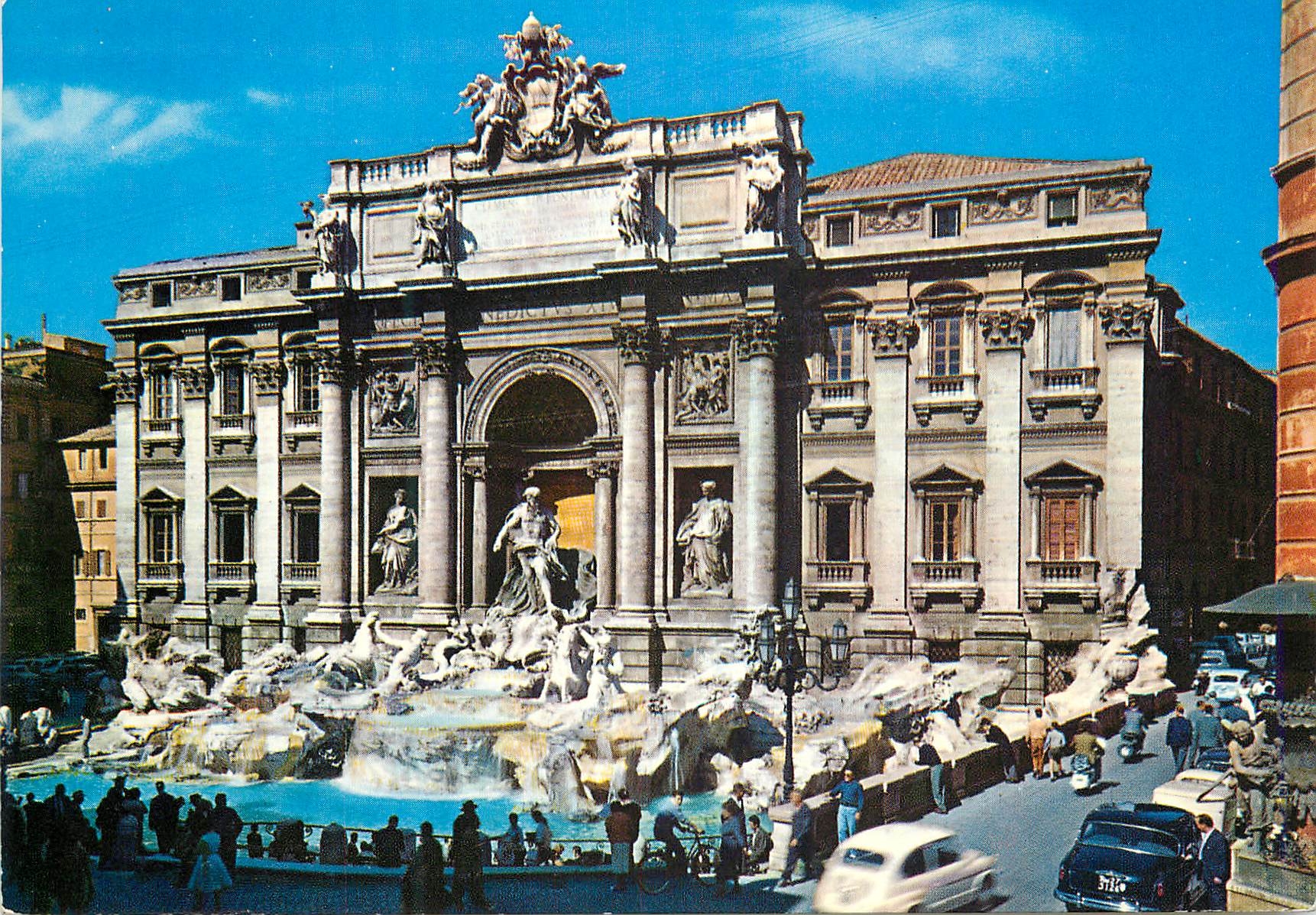 CPM Roma la fontaine de trevi