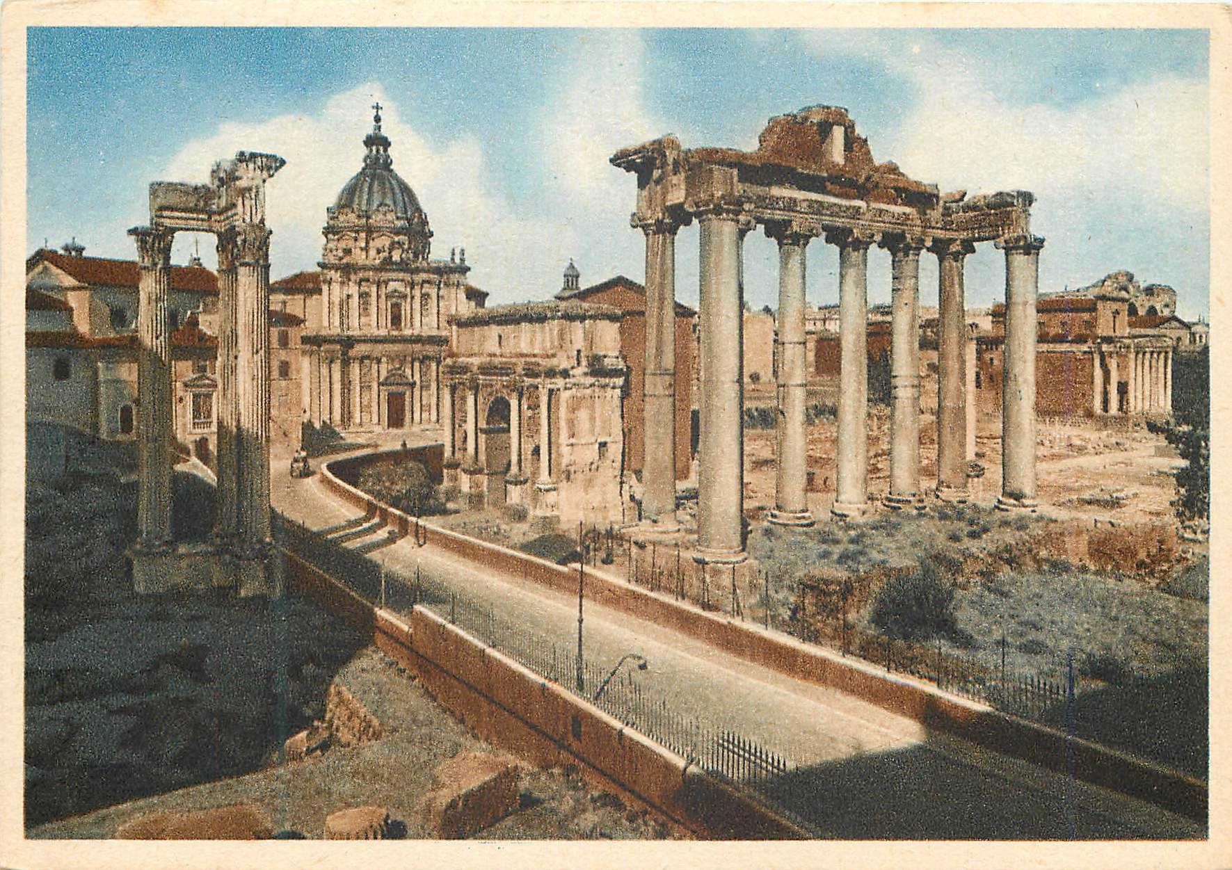 CPM Roma forum romain restes du temple de saturne