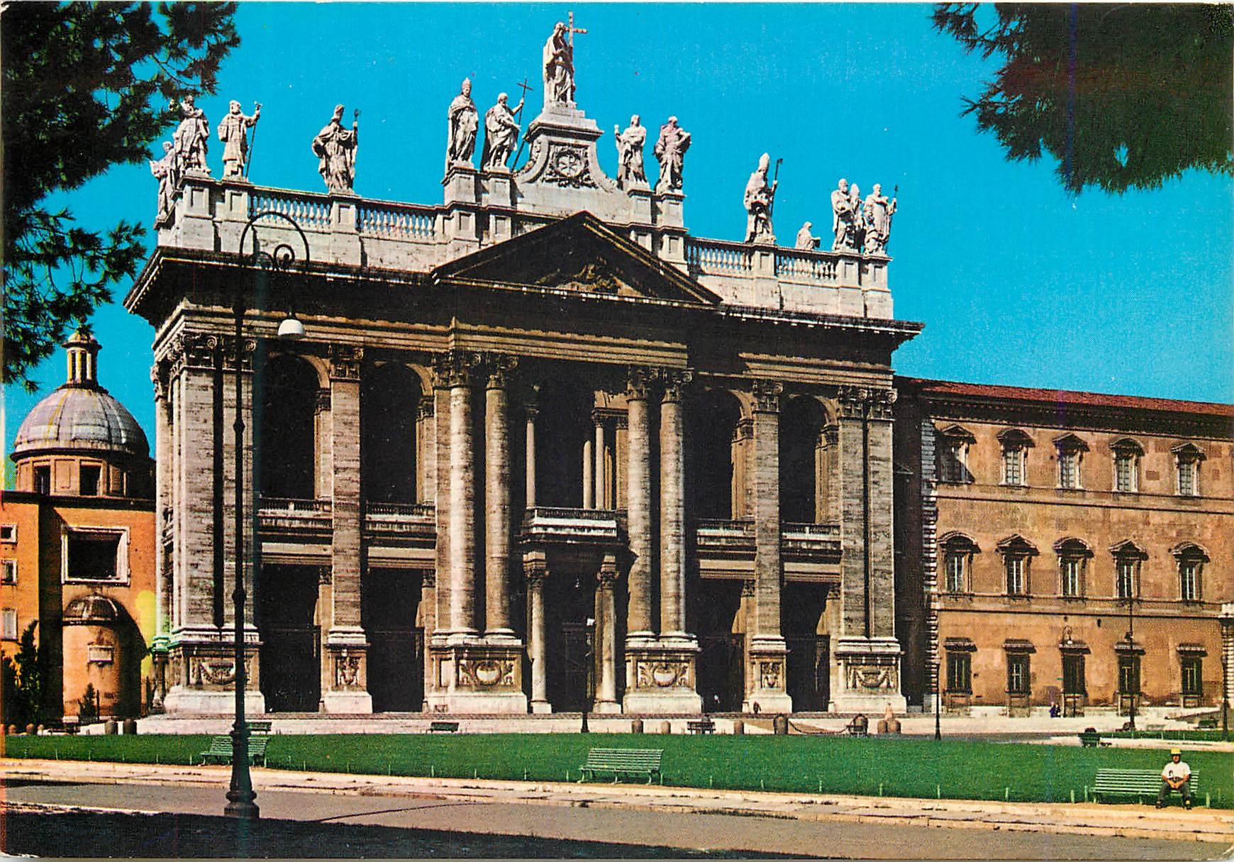 CPM Roma basilique de saint jean de larran