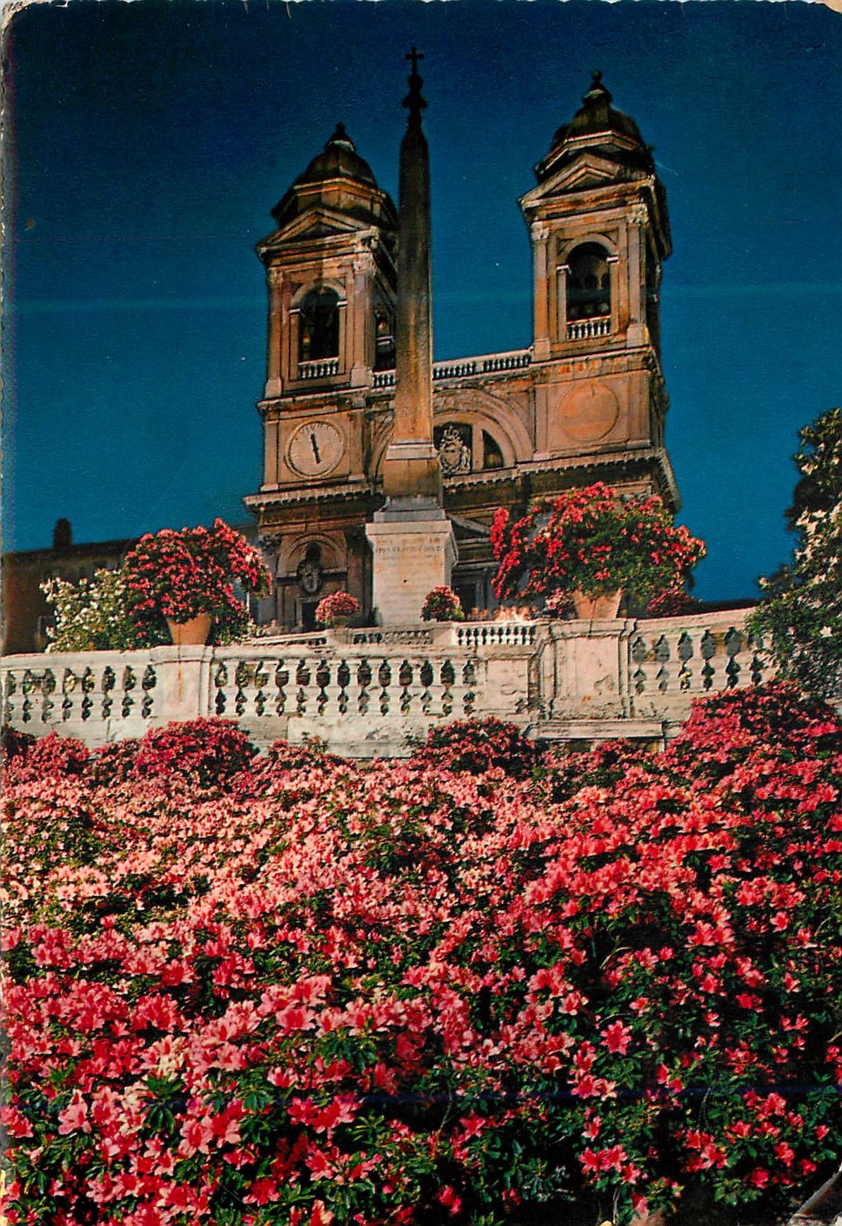 CPM Roma di motte trinita del monti scalinata