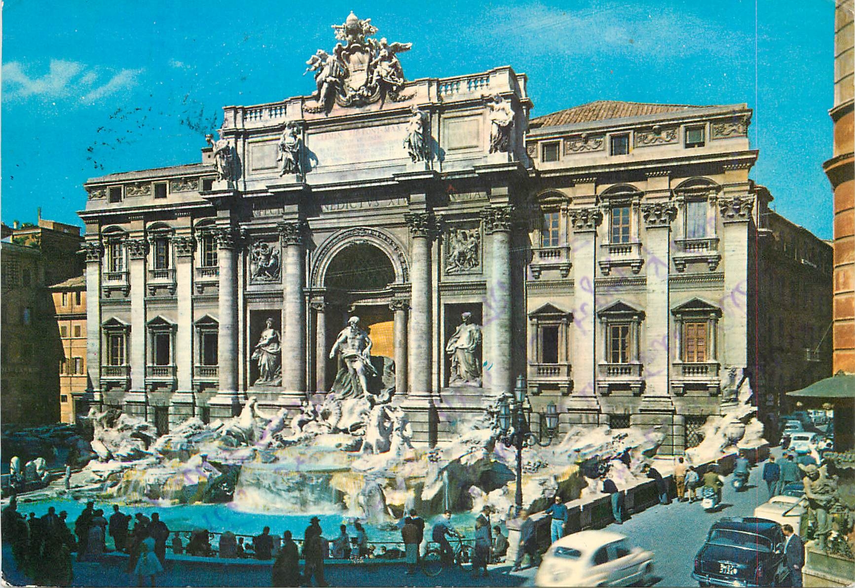 CPM Roma la fontaine de trevi