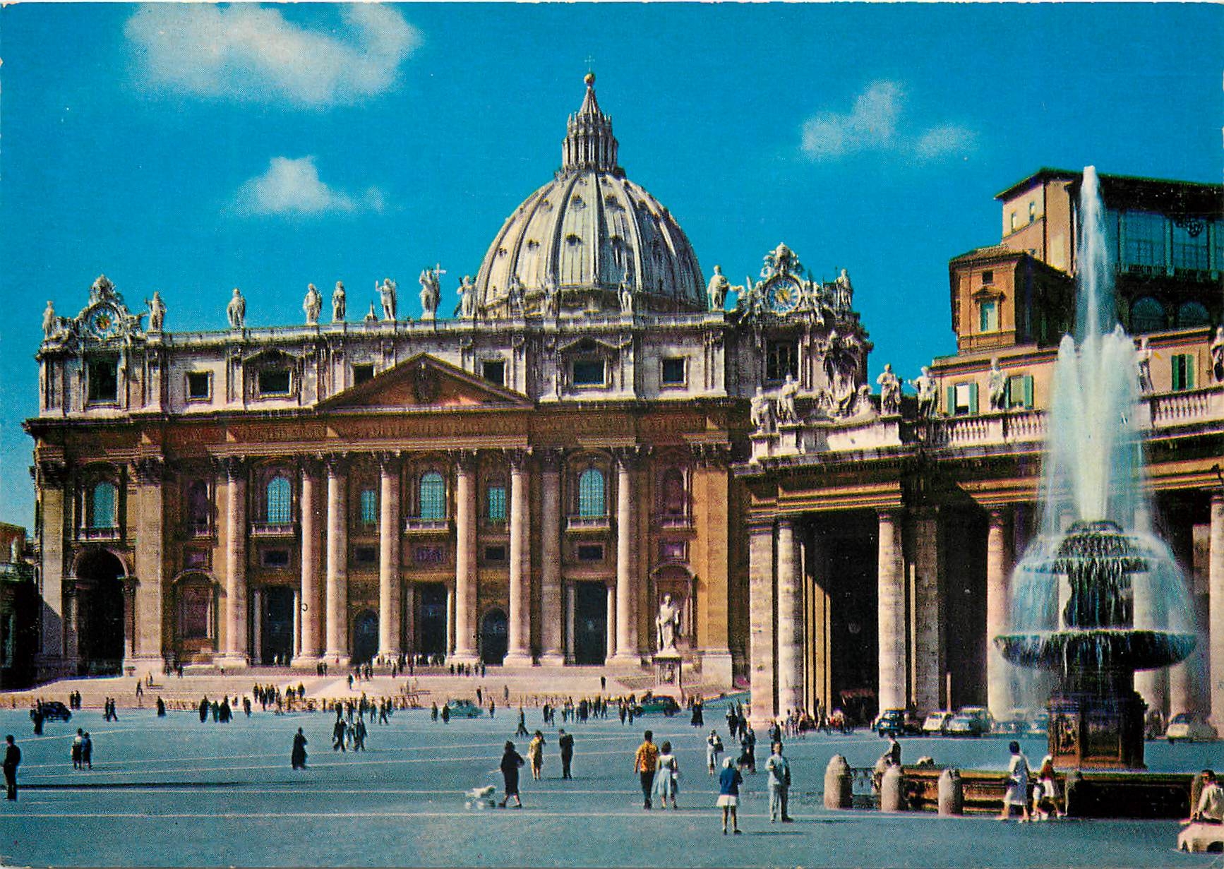 CPM Roma place saint pierre