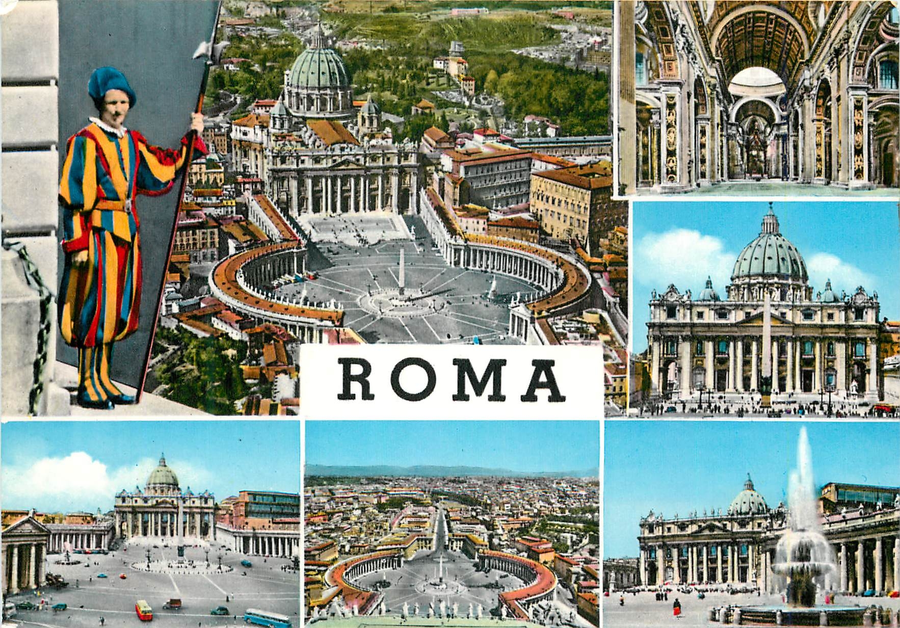 CPM Roma Souvenir de Rome