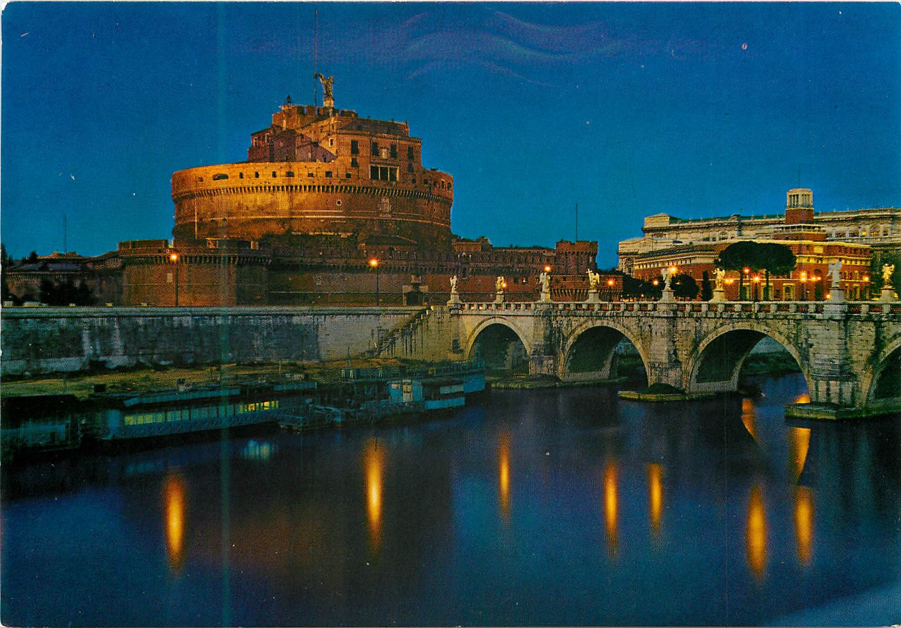 CPM Roma Pont et Chateau St Ange