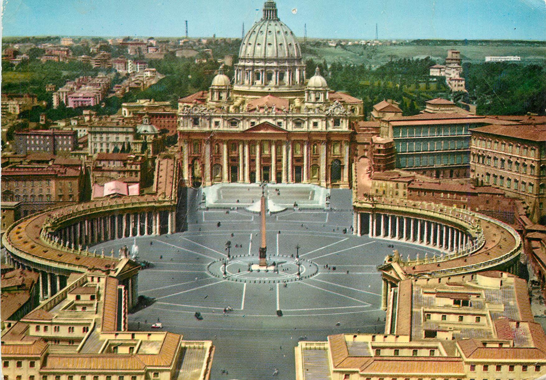 CPM Roma Place Saint Pierre