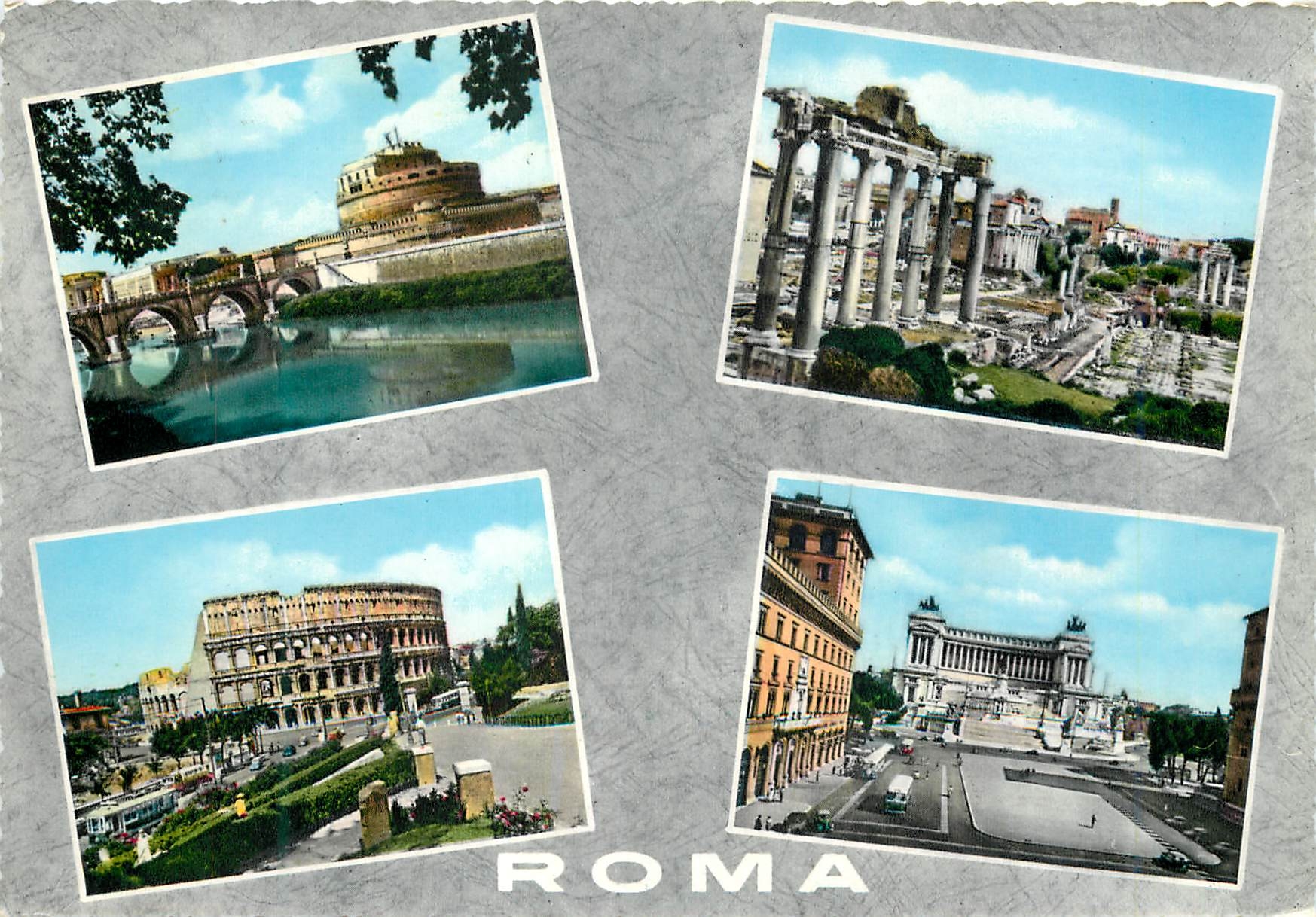 CPM Roma Souvenir de Rome