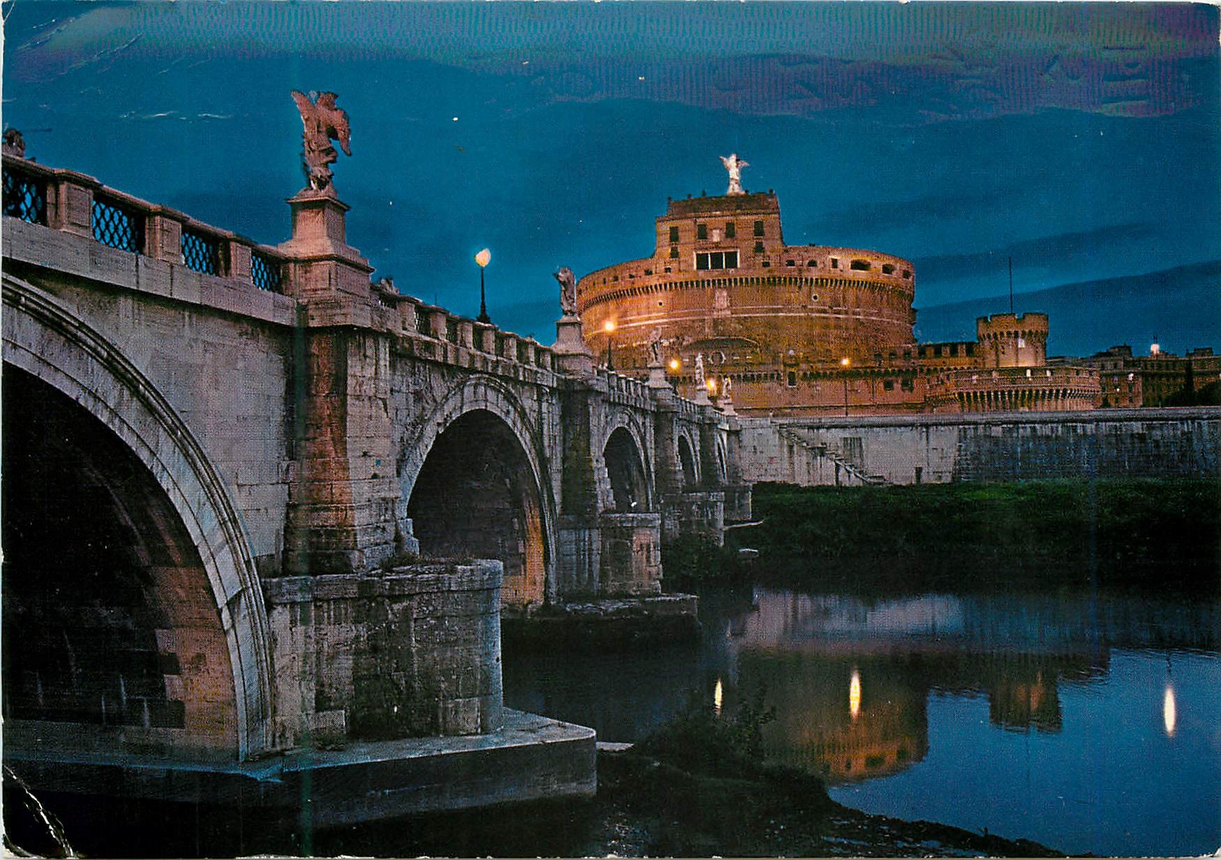 CPM Roma Pont et Chateau St Ange