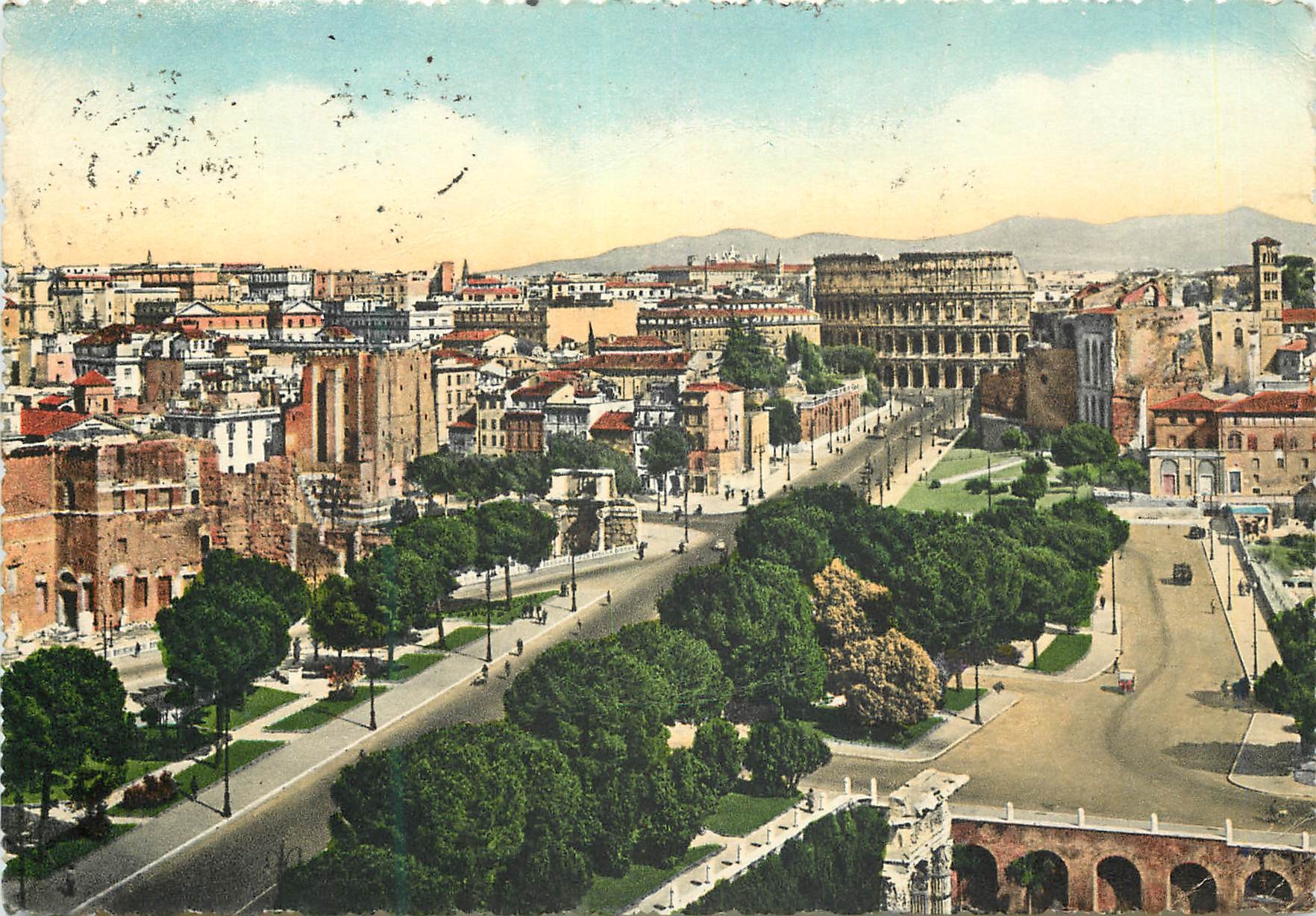 CPM Roma Les Forum Imperial