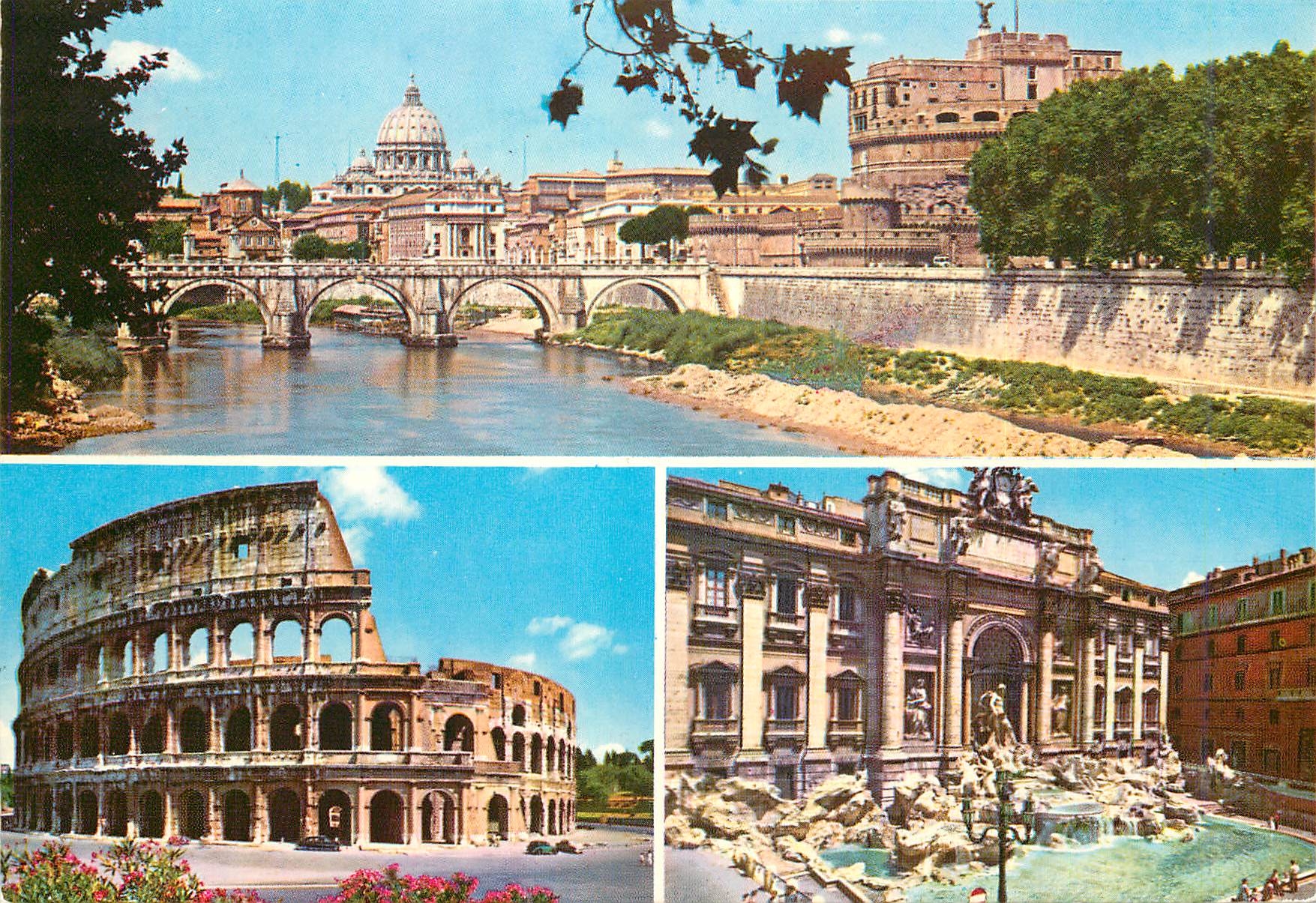 CPM Roma Pont e Castel S Angelo