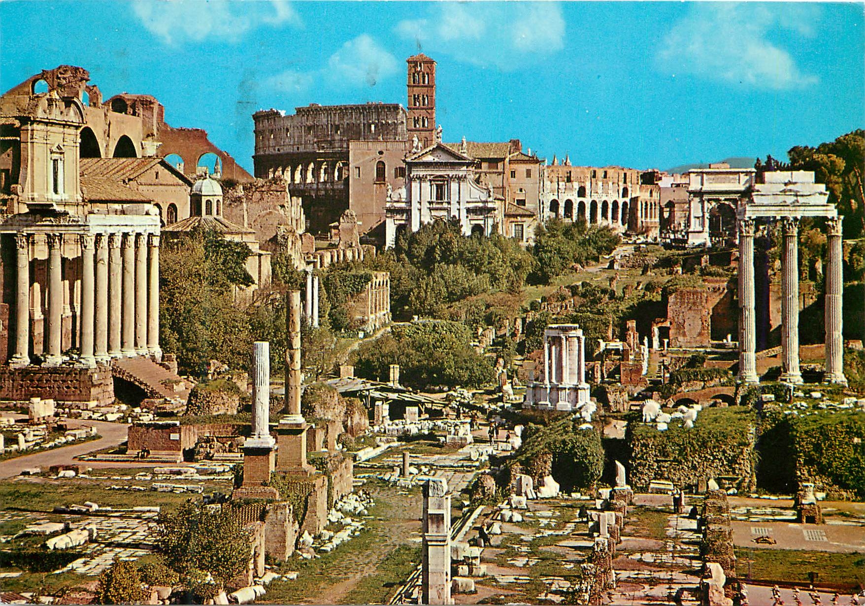 CPM Roma Panorama Forum Romain