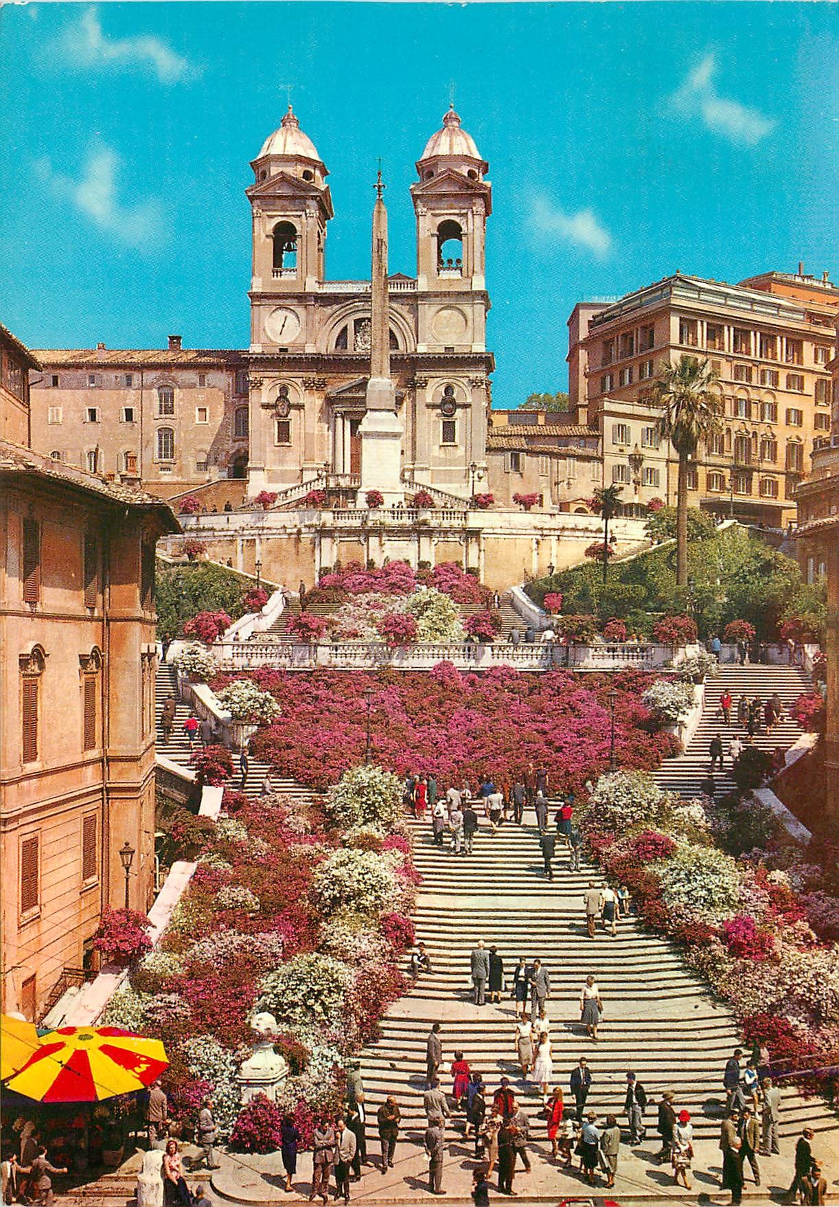 CPM Roma Place de Espagne-Trinite des Monti