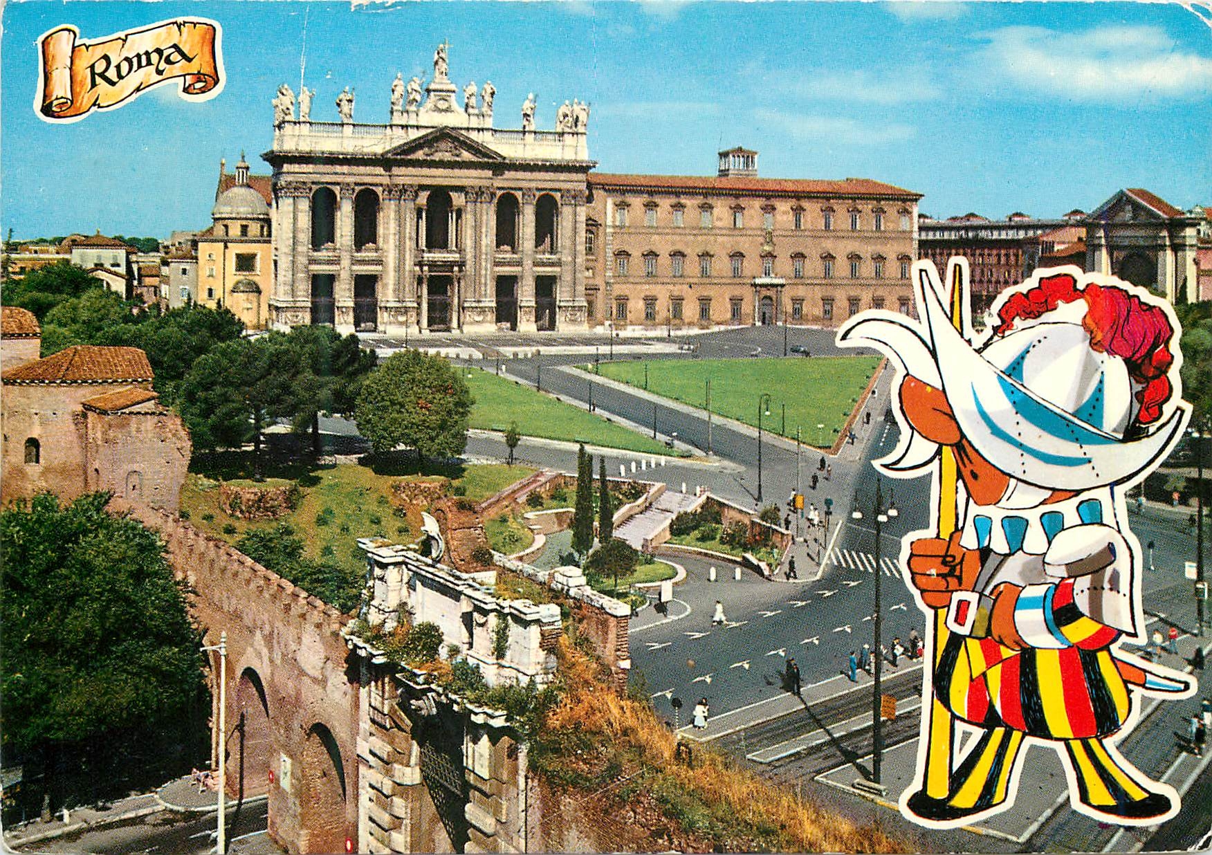 CPM Roma Basilique de St Jean de Latran