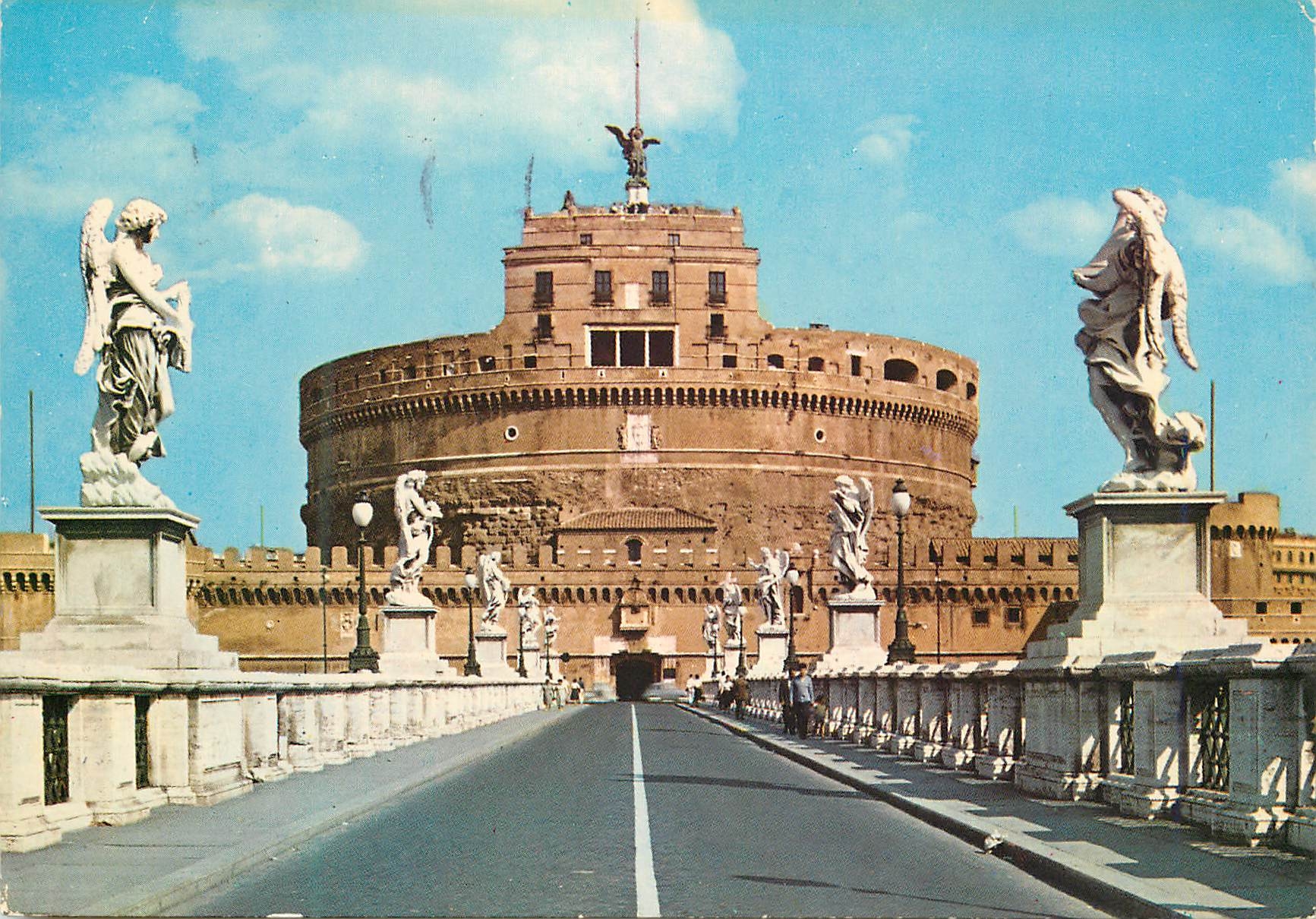 CPM Roma Pont et Chateau Saint Ange