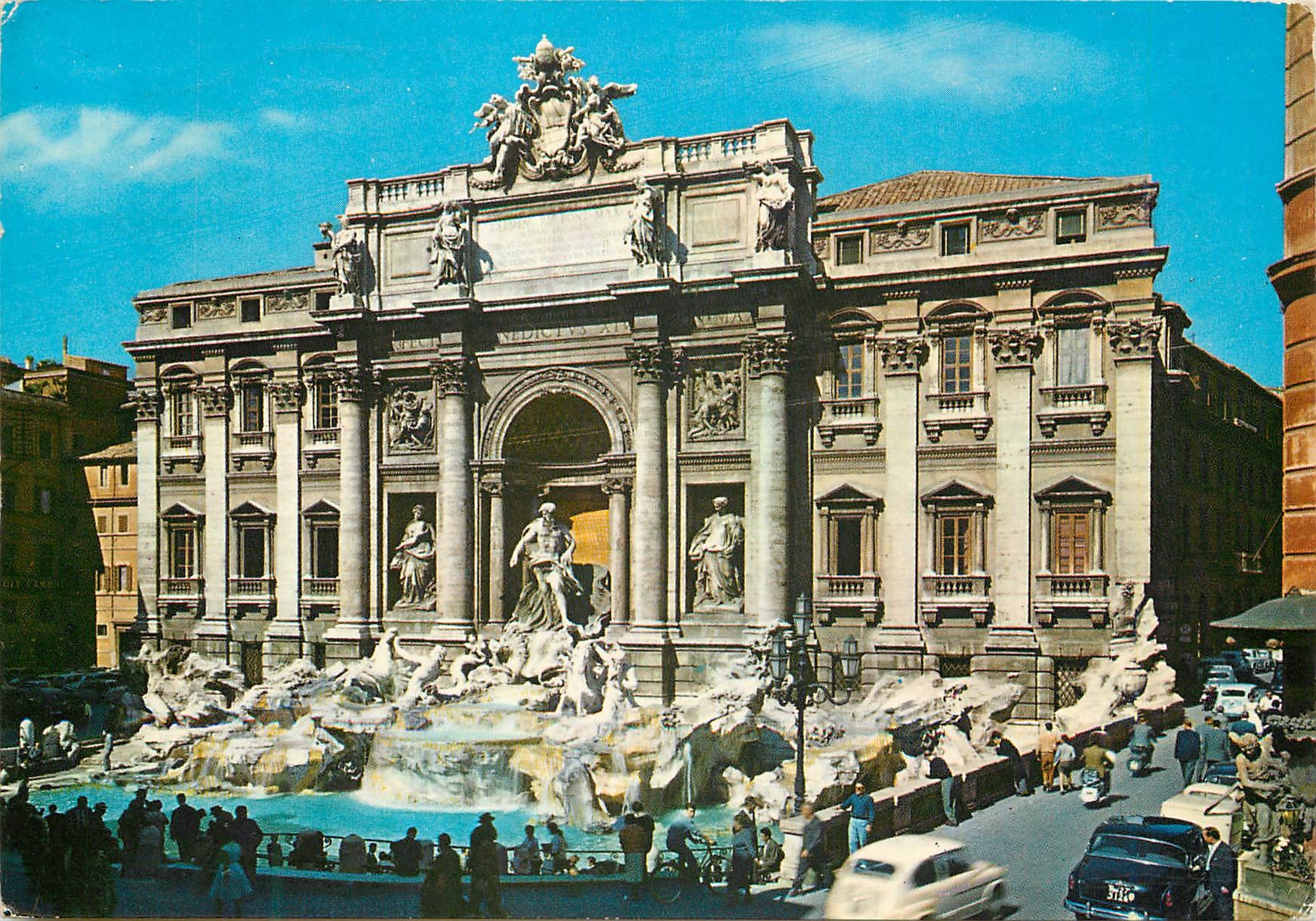 CPM Roma La Fontaine de Trevi