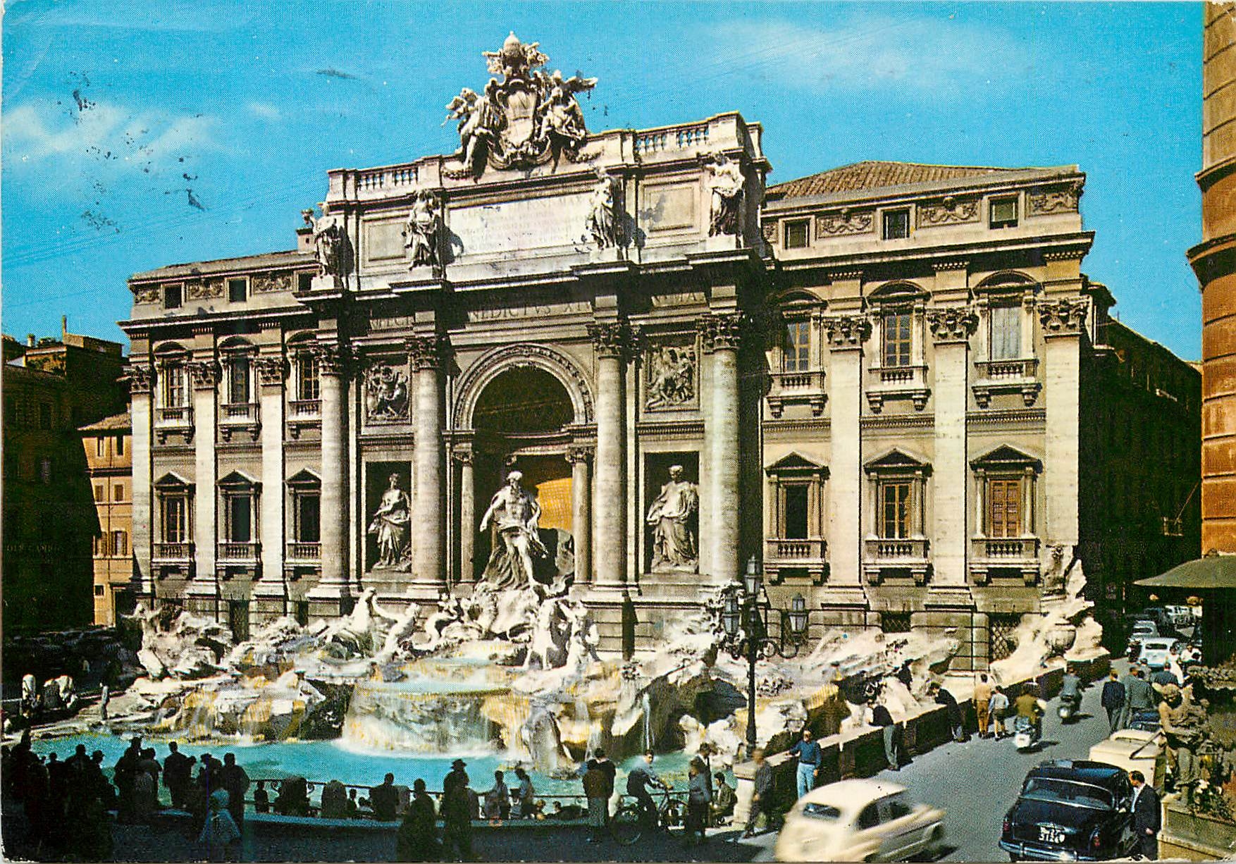 CPM Roma Le Fontaine de Trevi